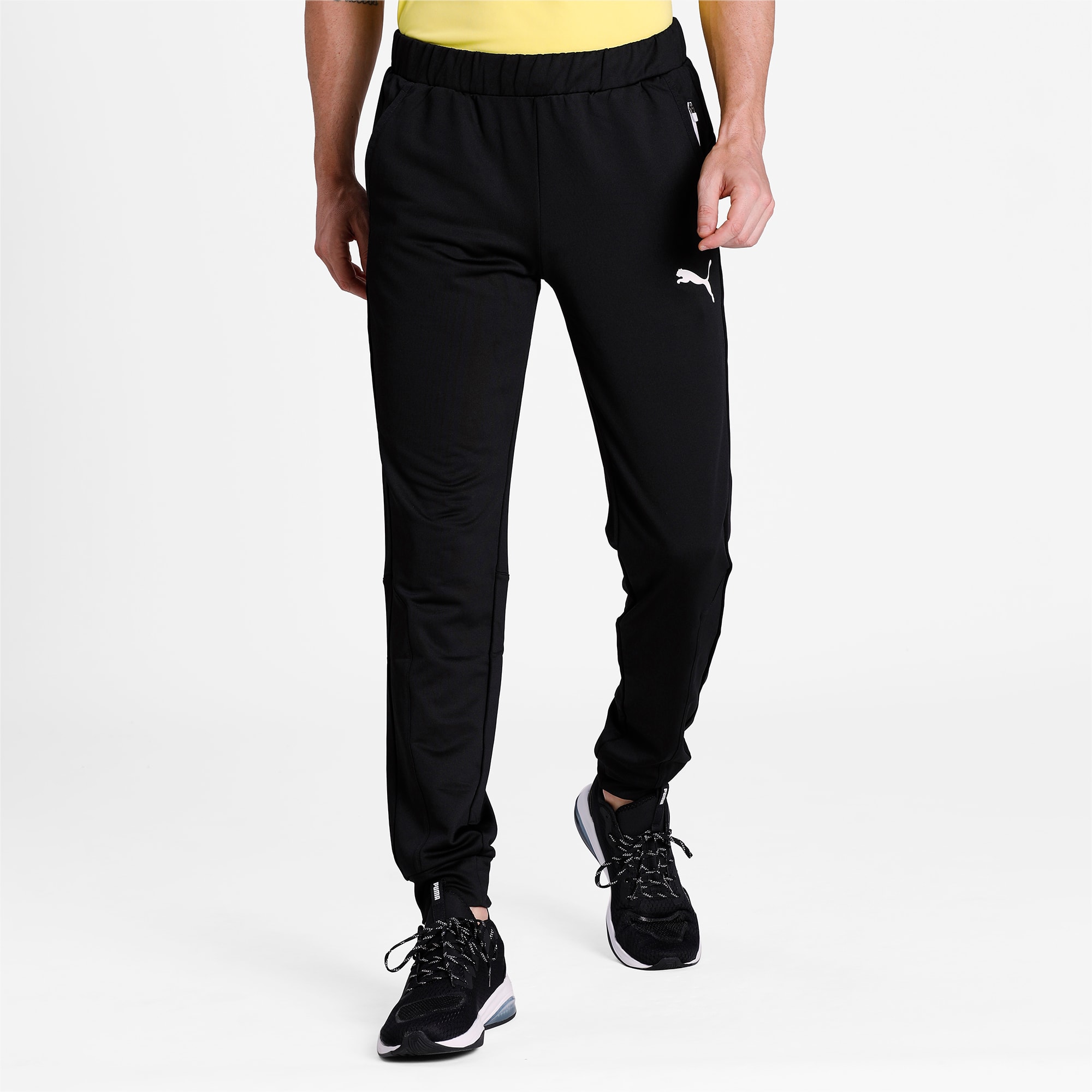 puma black joggers