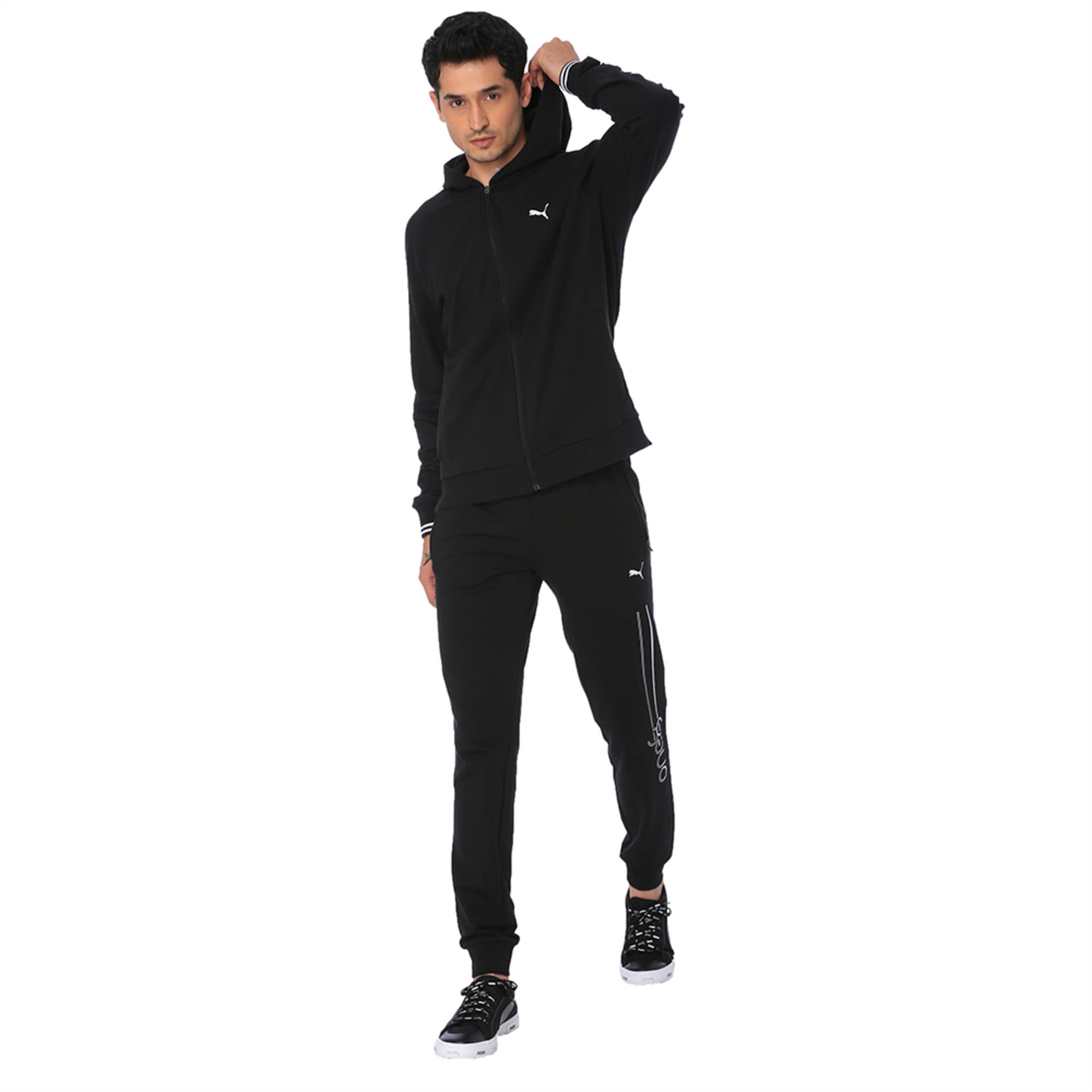 puma one8 black jacket