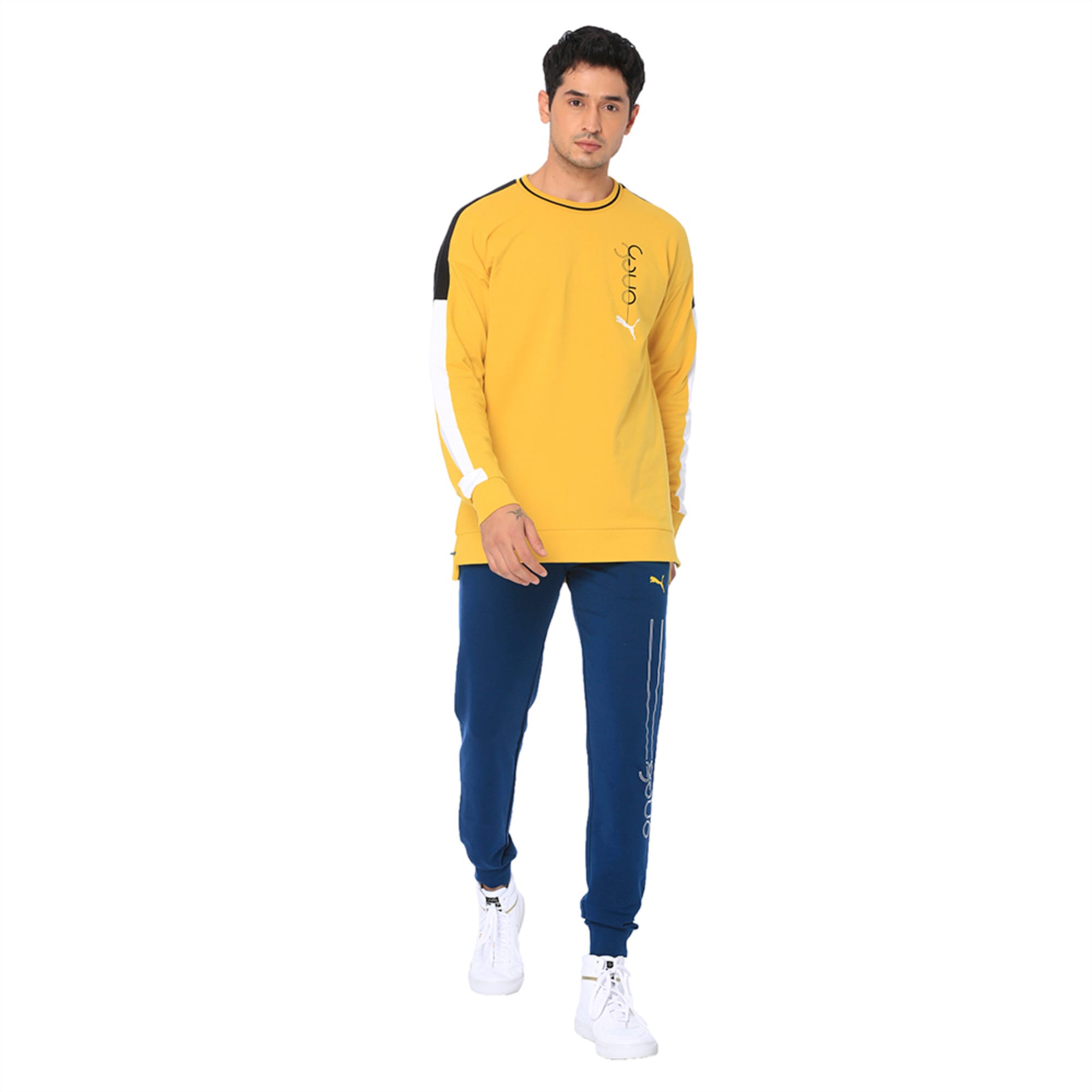 One8 Men S Crew Sweatshirt Sulphur Puma Spl50 Puma