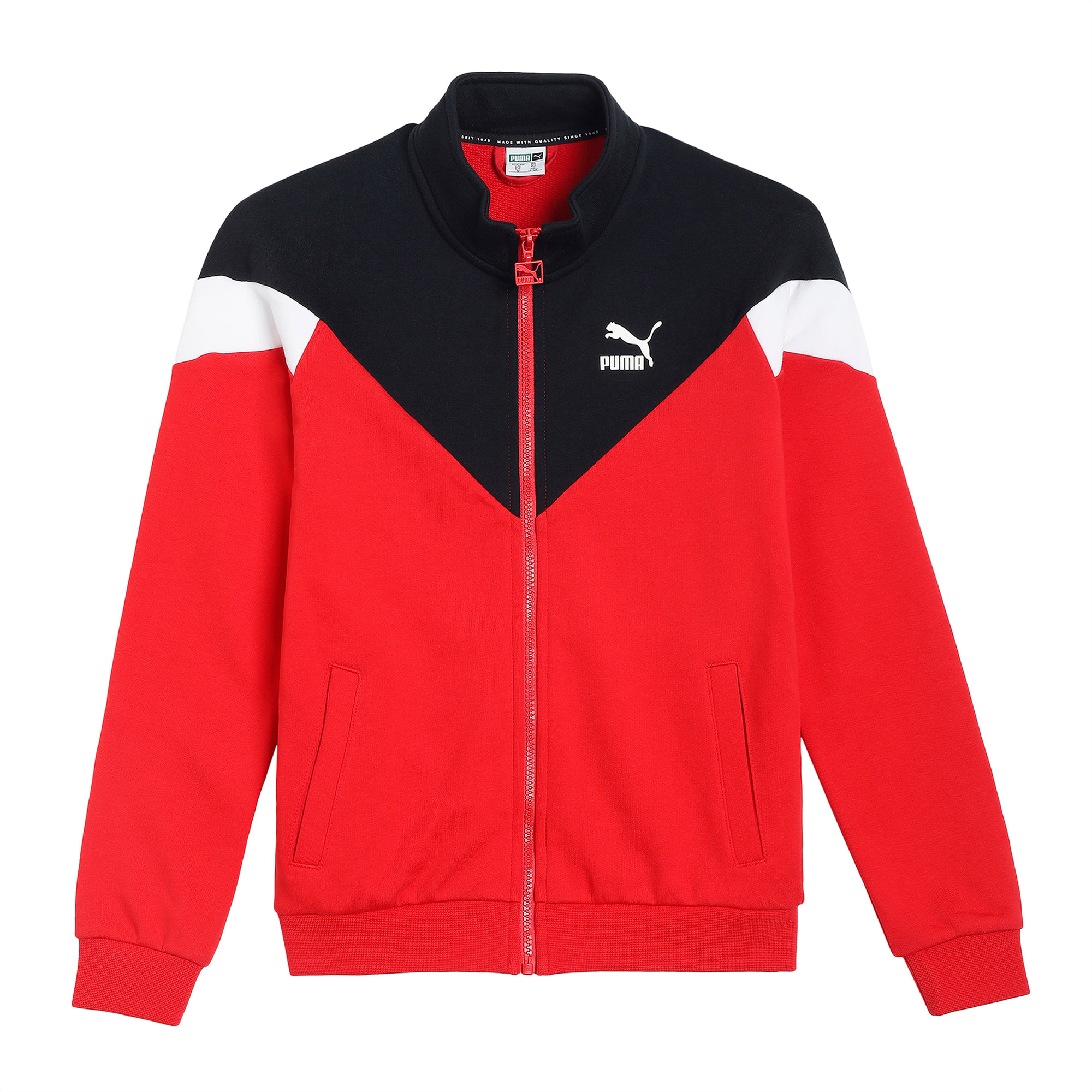 puma track jacket red