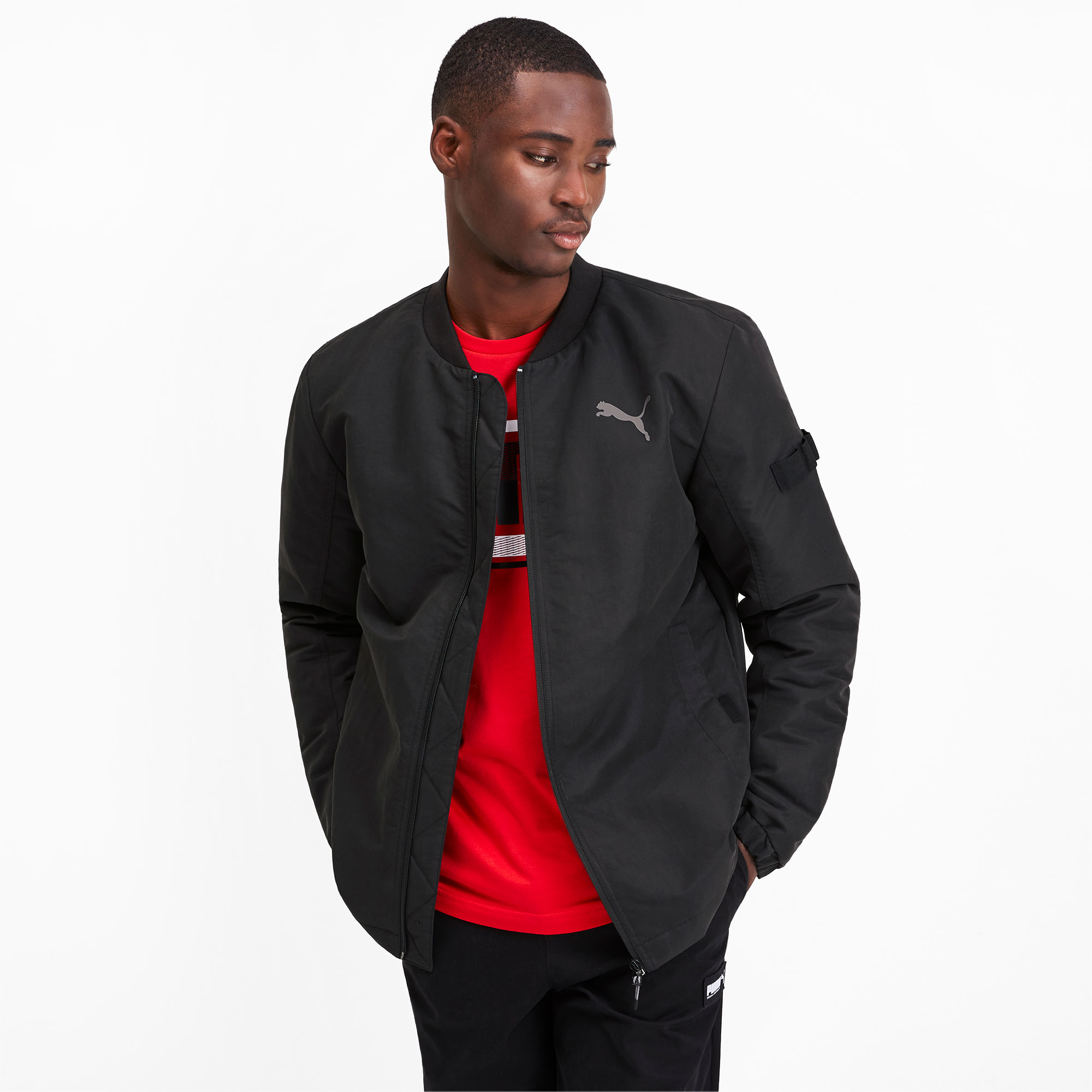 Puma style bomber top