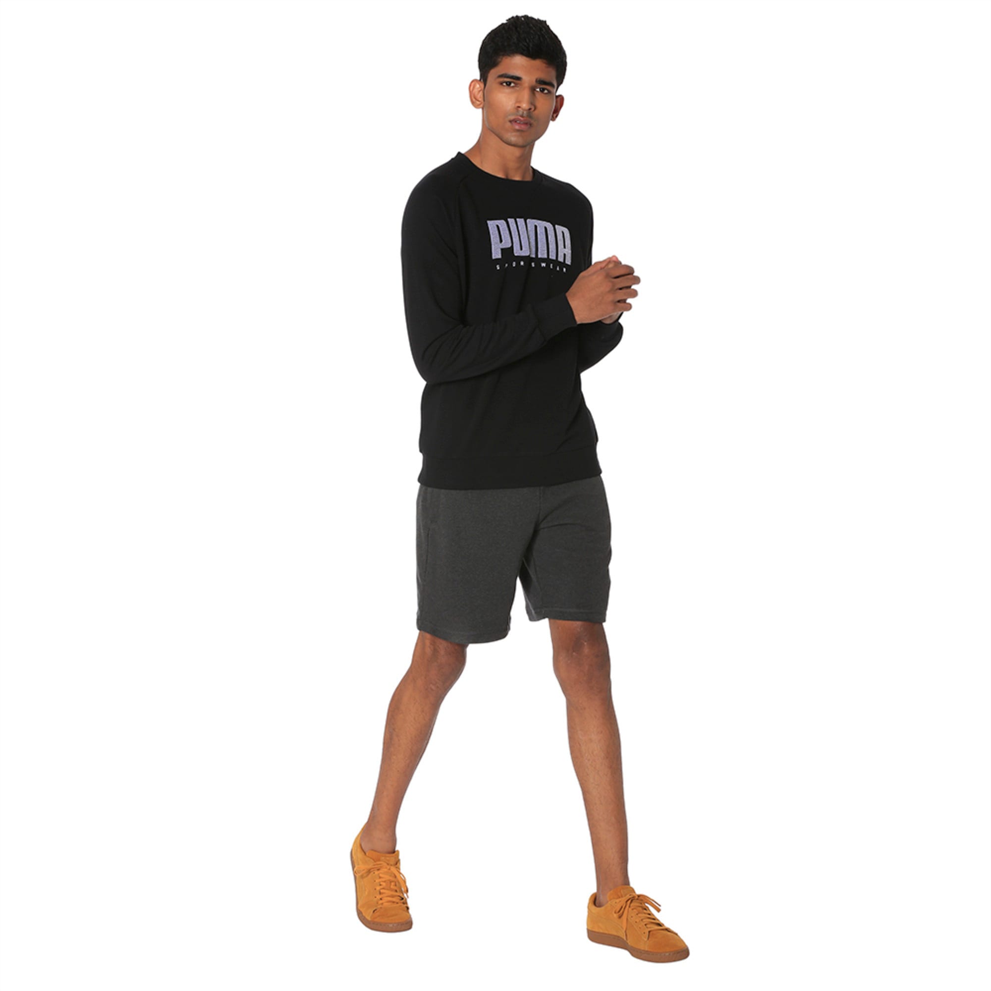 athletic crew neck sweater