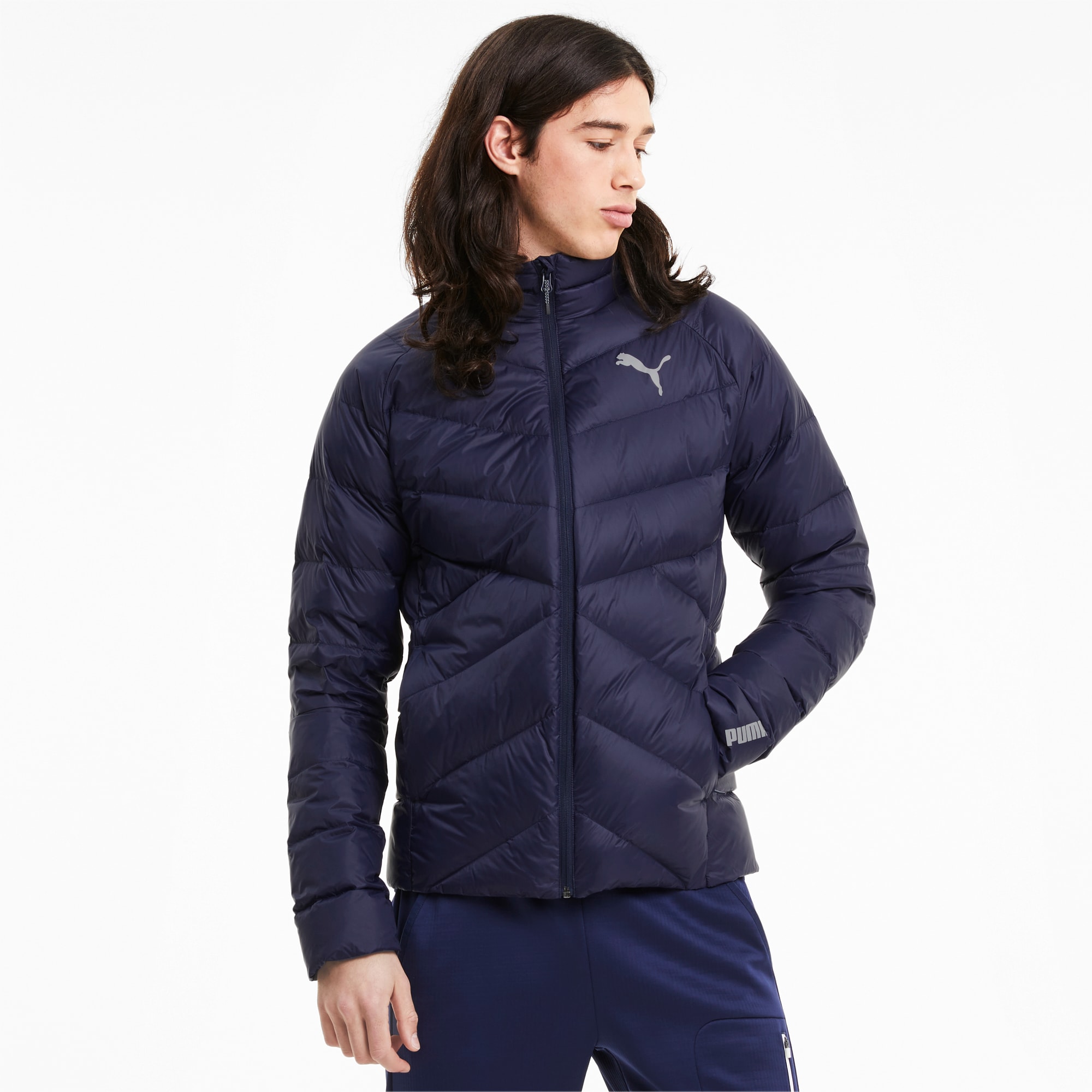 puma packable hooded jacket