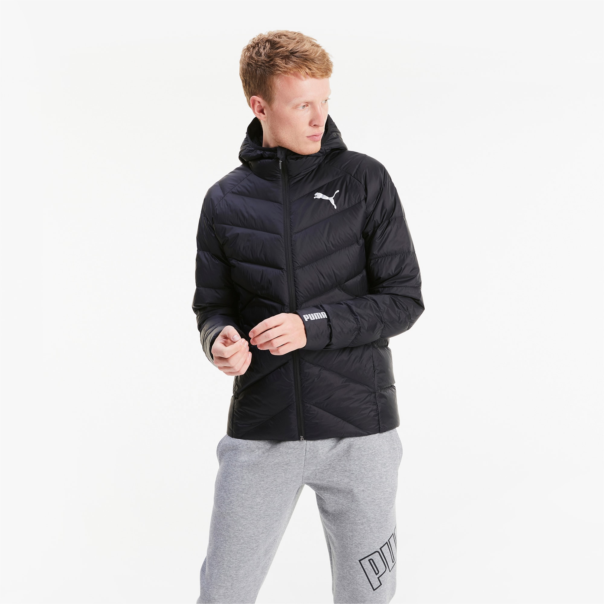 Doudoune à capuche PWRWarm packLITE pour homme | Puma Black | PUMA Shoes |  PUMA France