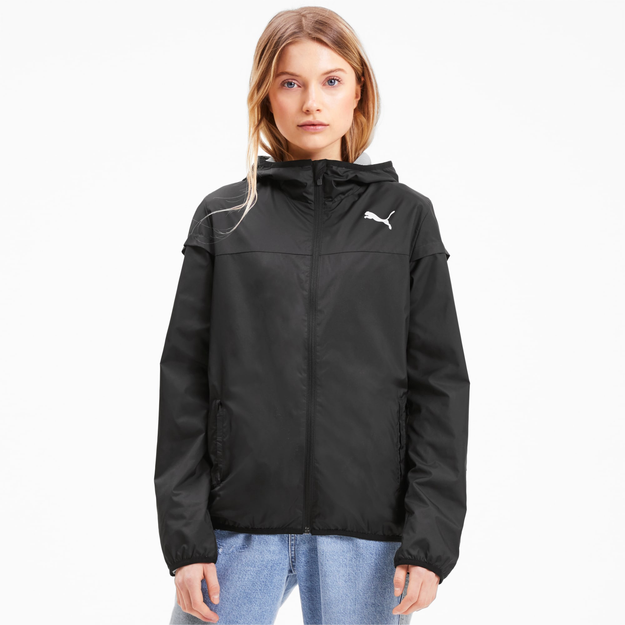 Essentials Hooded Women s Windbreaker