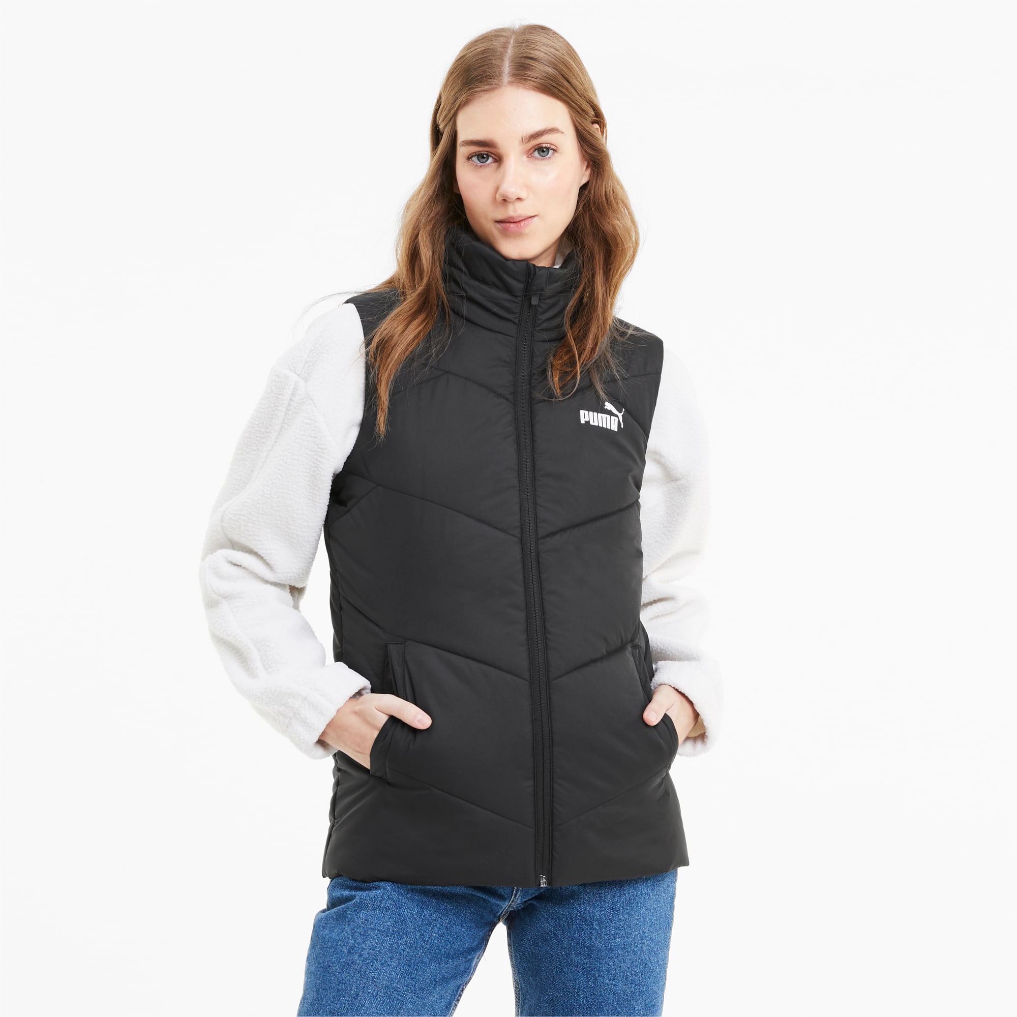 puma women's essentials padded jacket