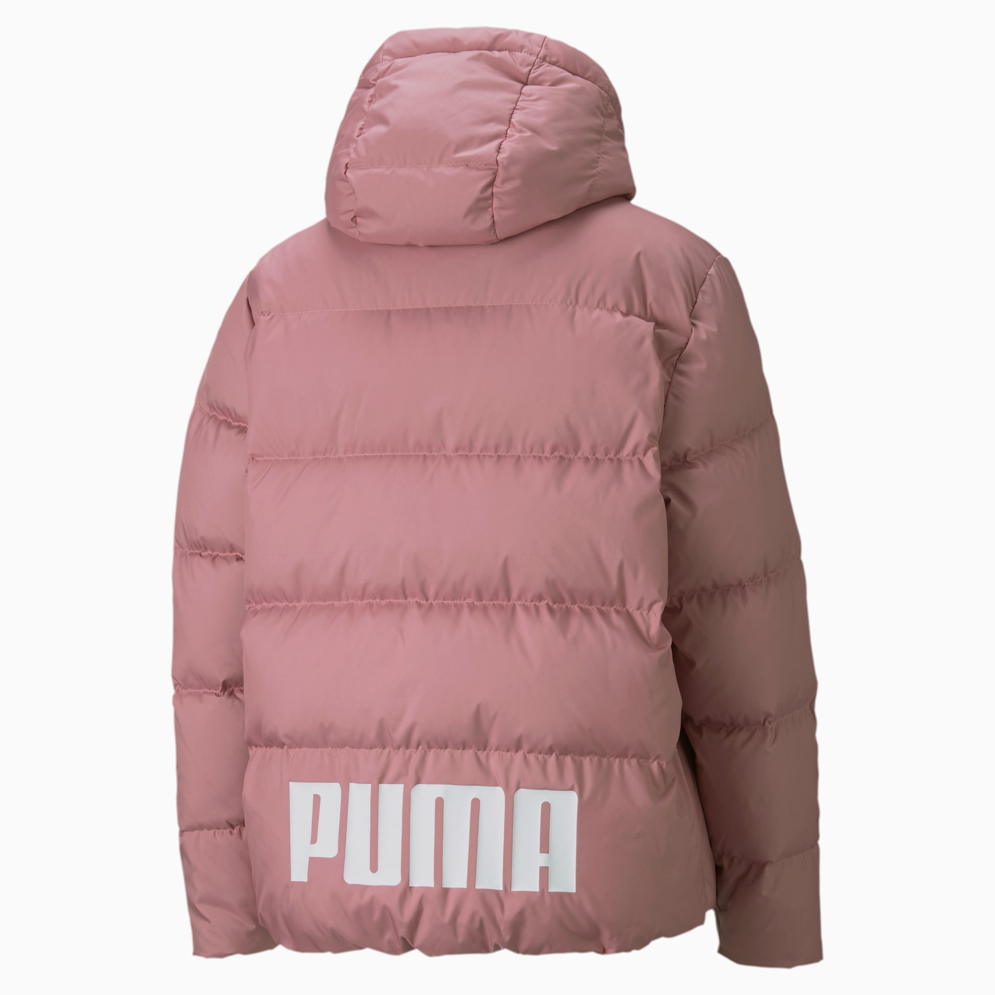 puma essential 400 down hooded jacket