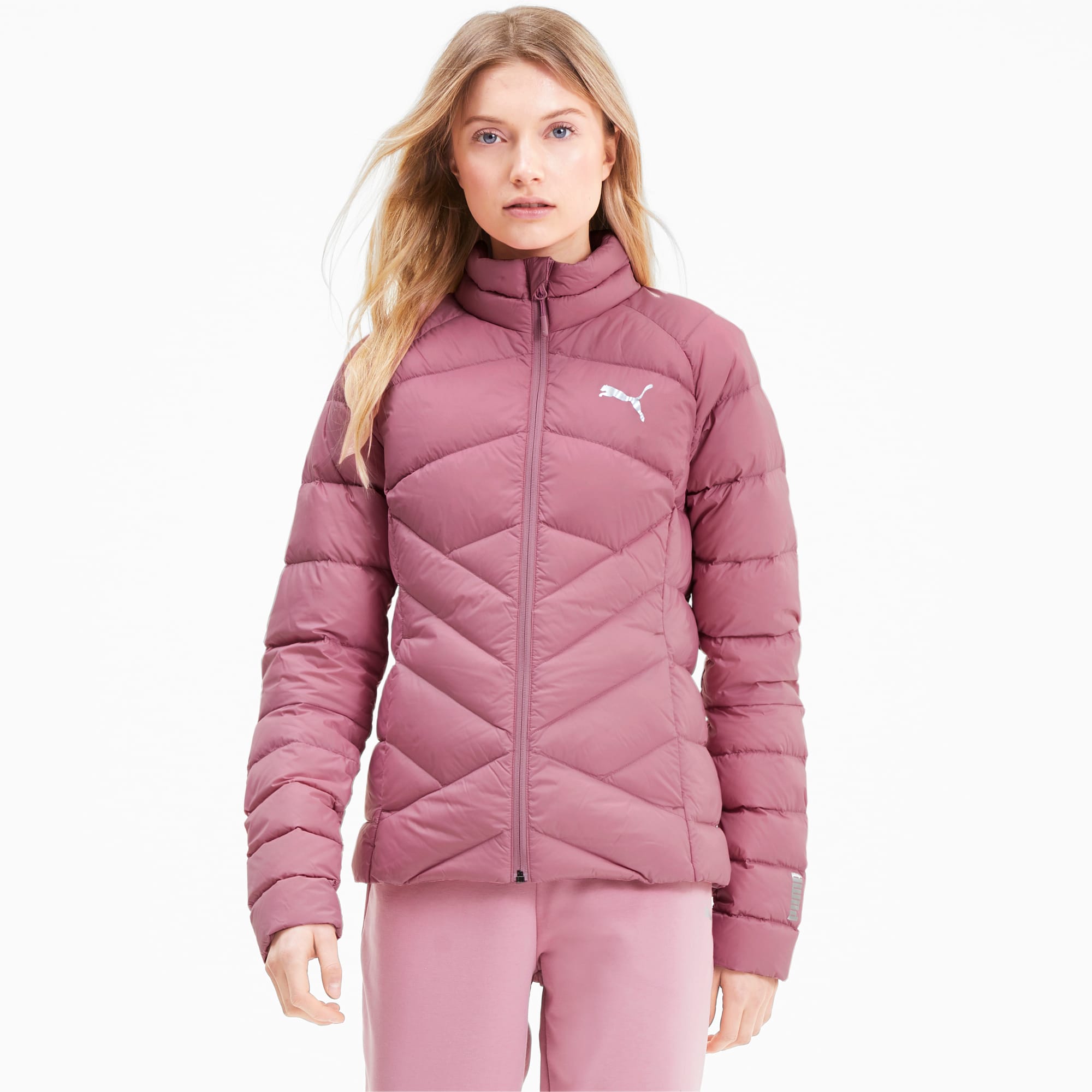 puma packable light down jacket