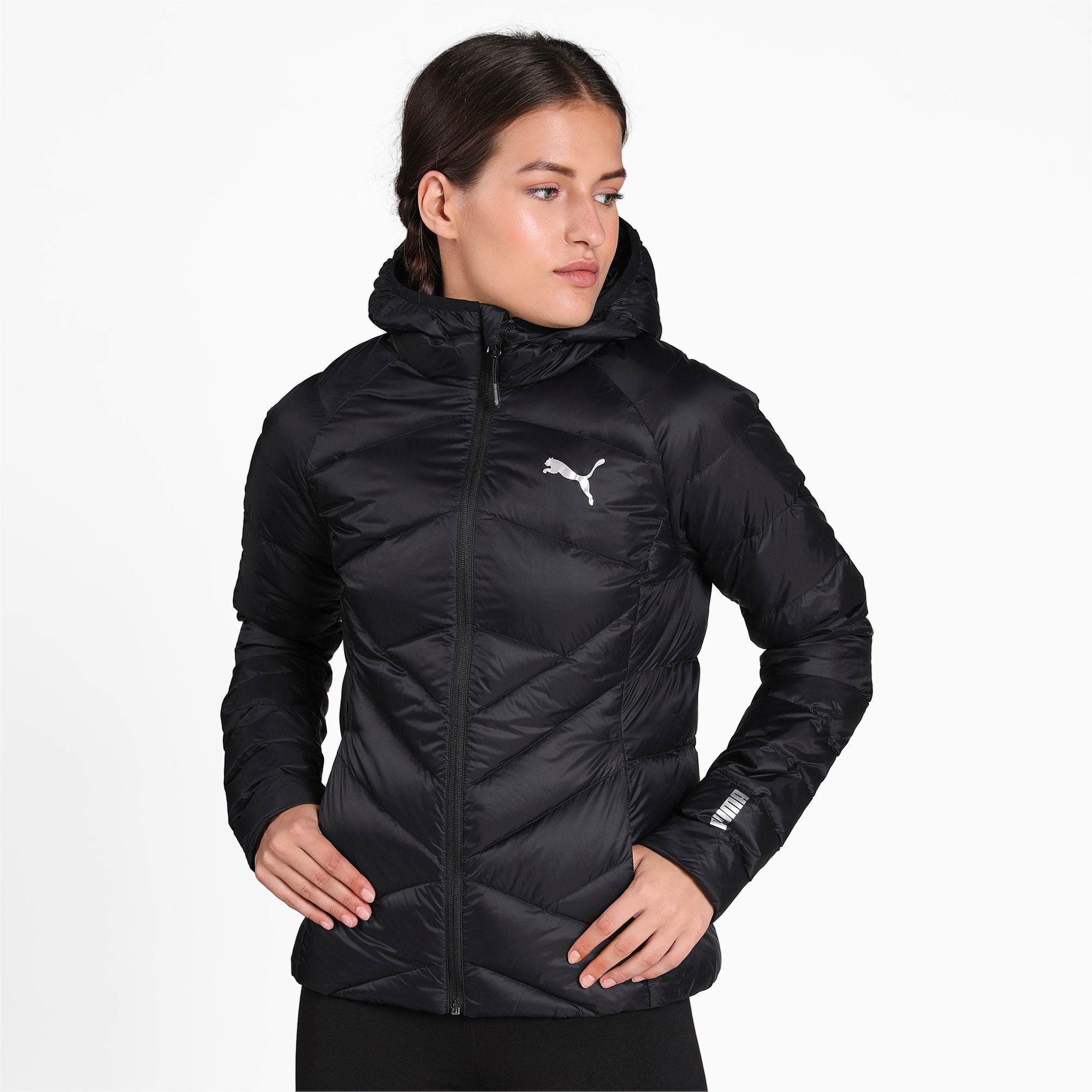 puma packable hooded jacket