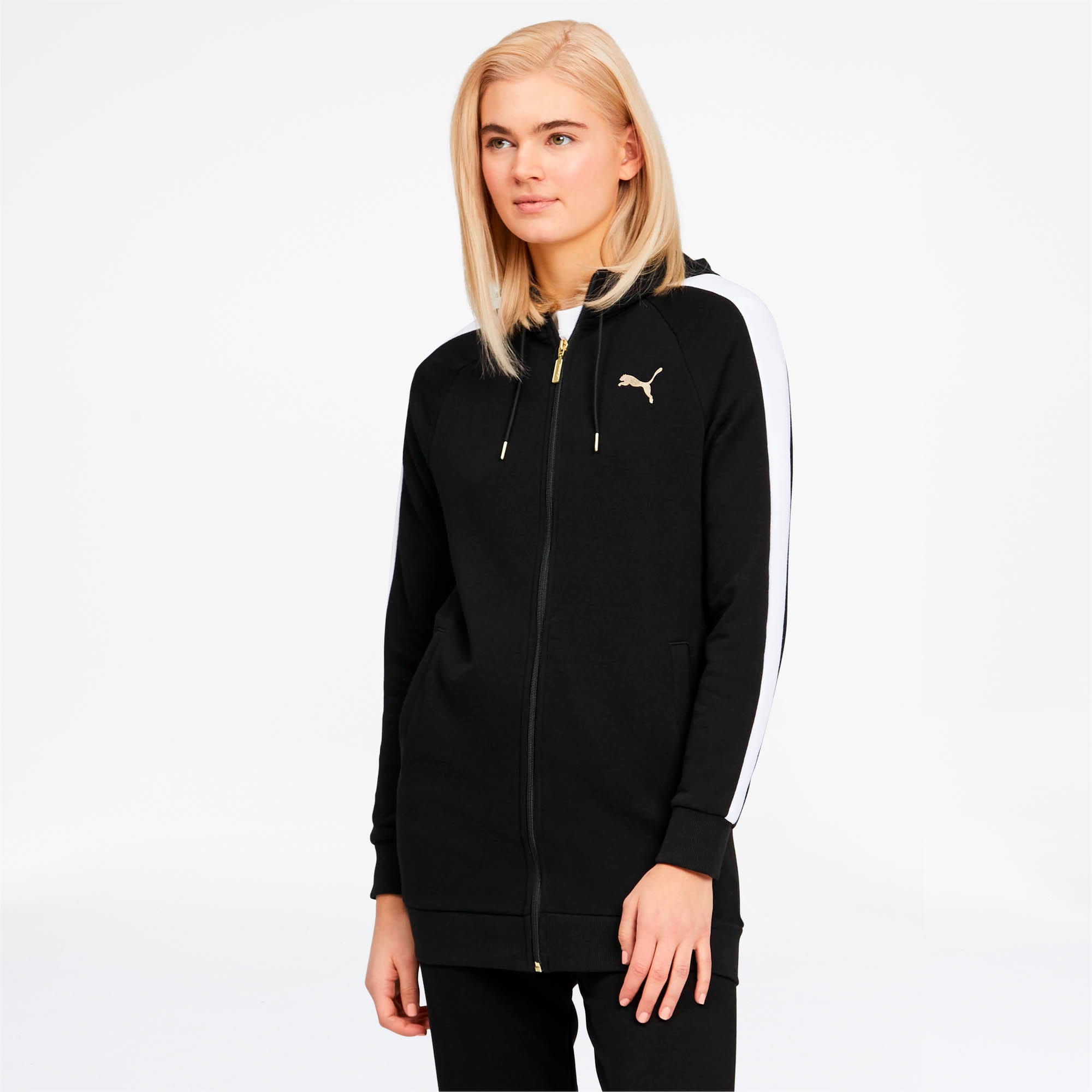Puma zip hoodie sales women's