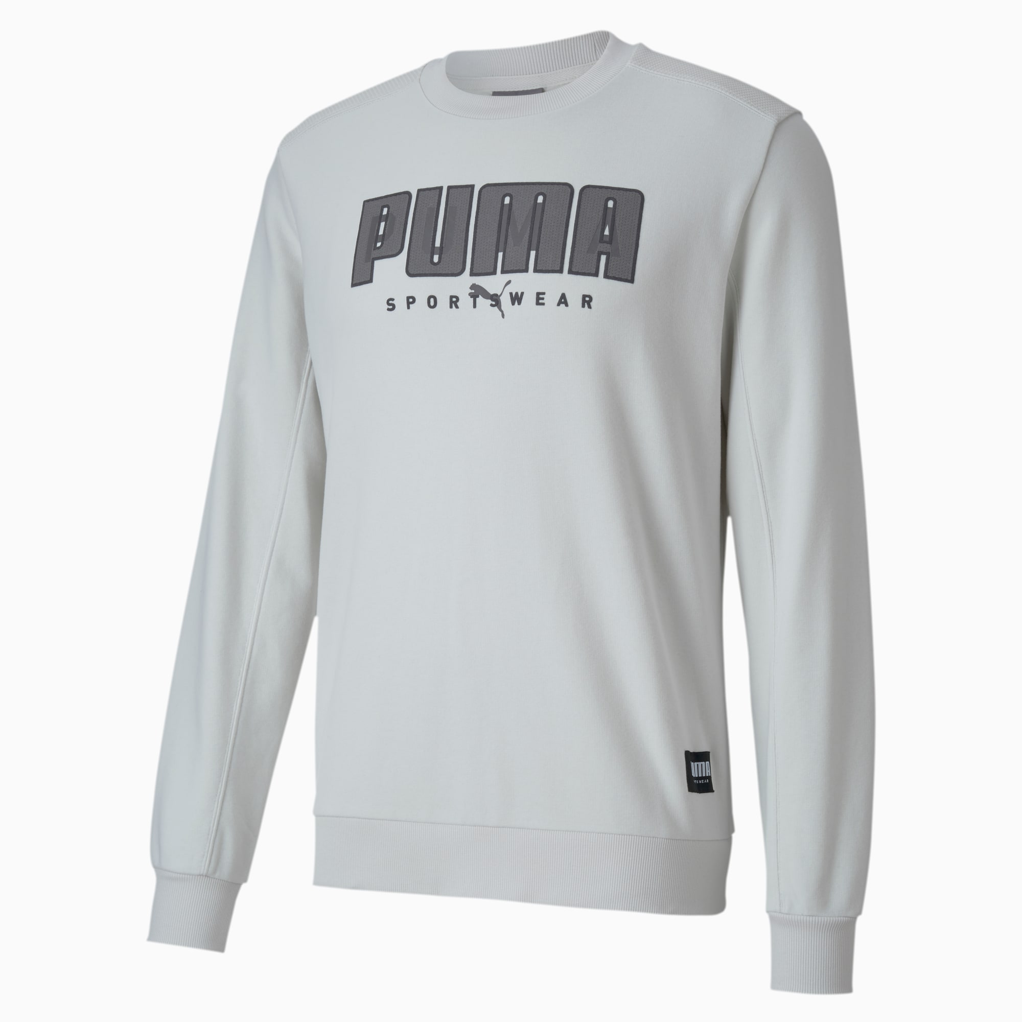 ATHLETICS Crew Regular Fit Men's Sweat Shirt Vaporous Gray