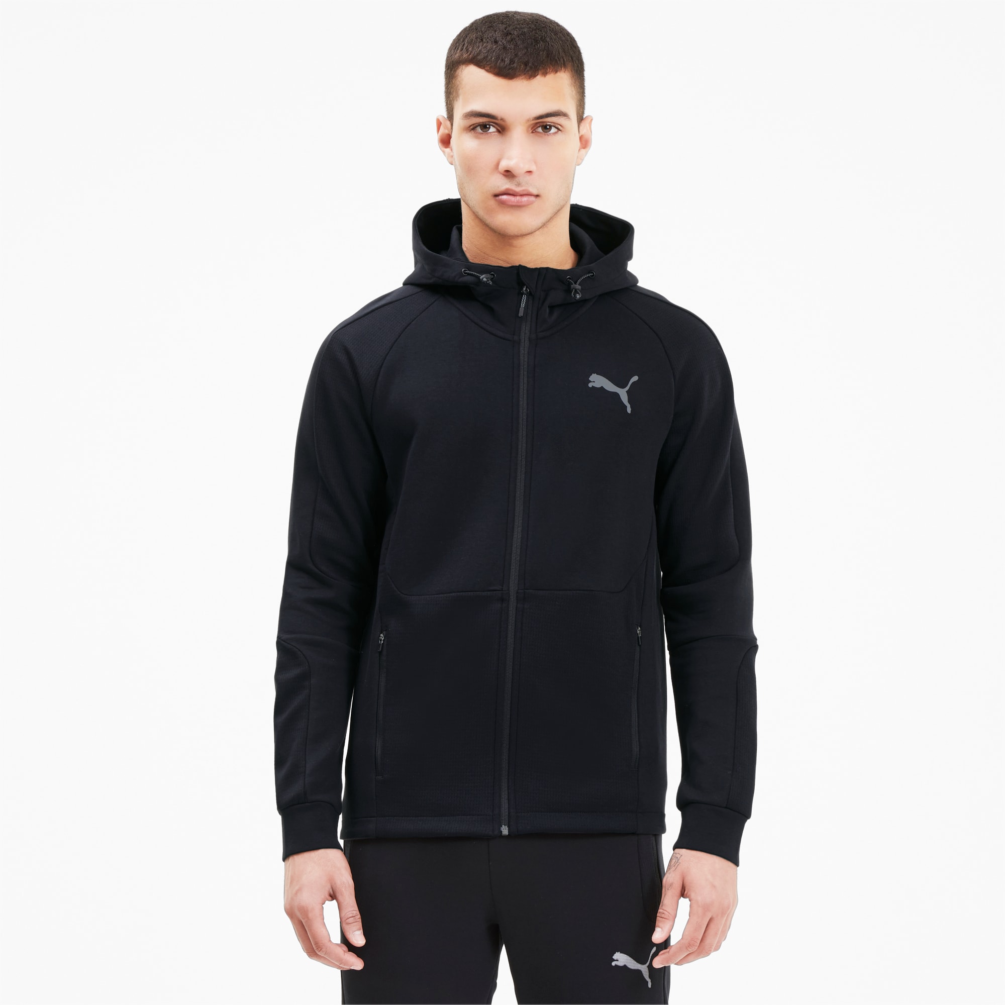 puma men's zip hoodie