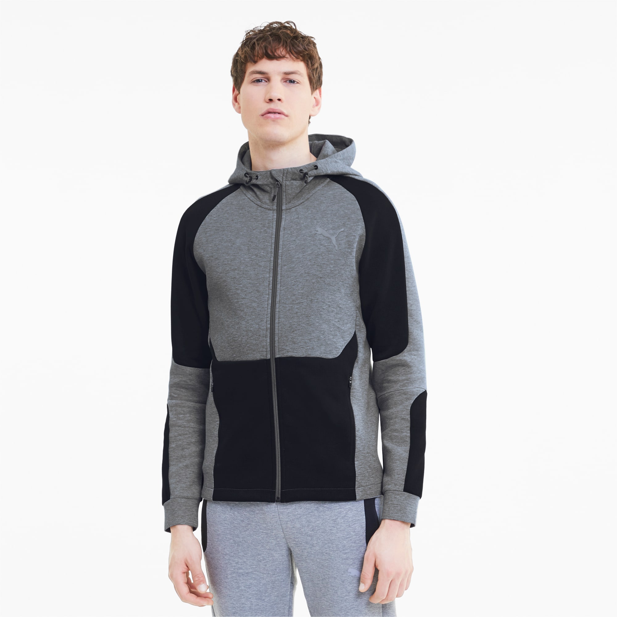 evostripe full zip men's hoodie