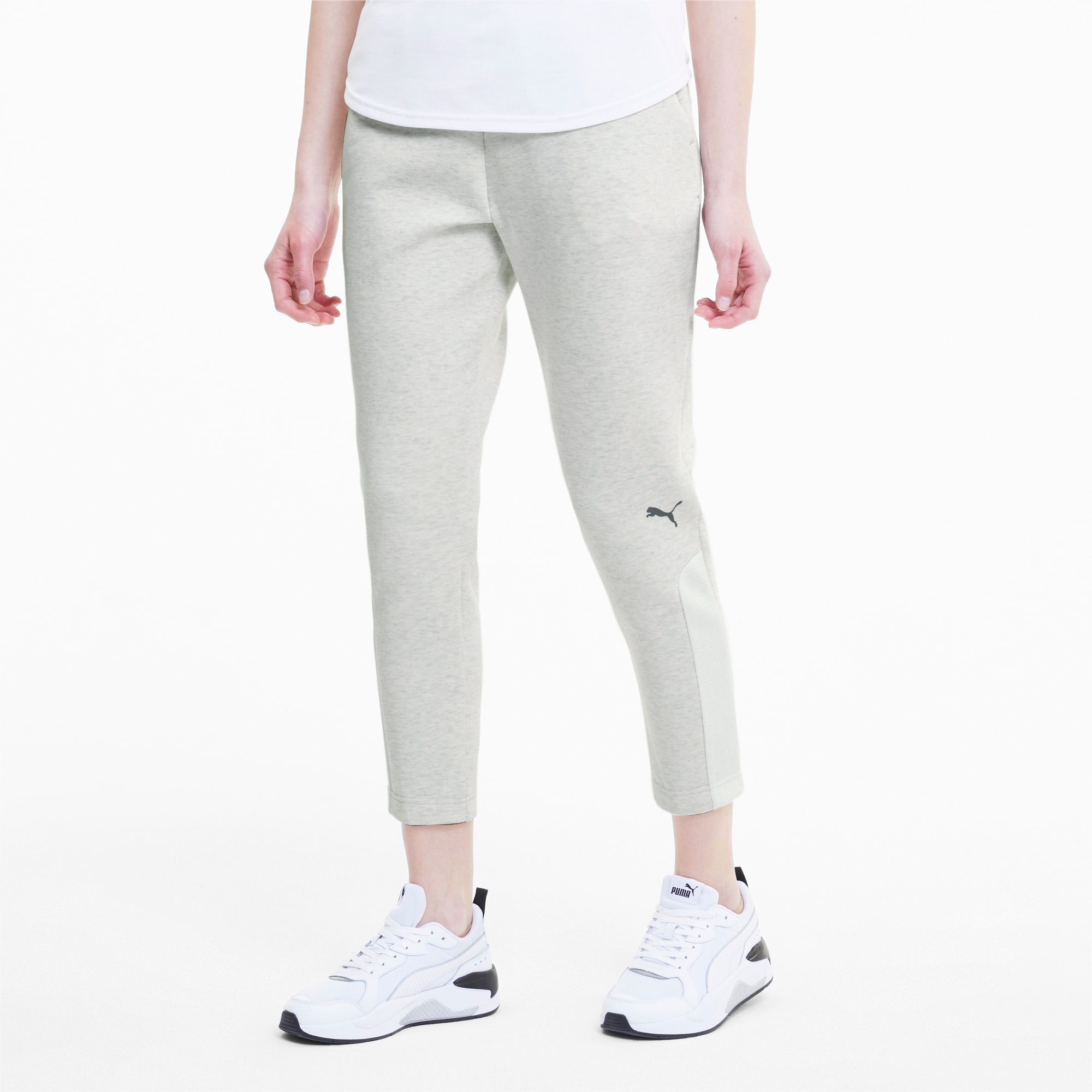 white puma sweatpants