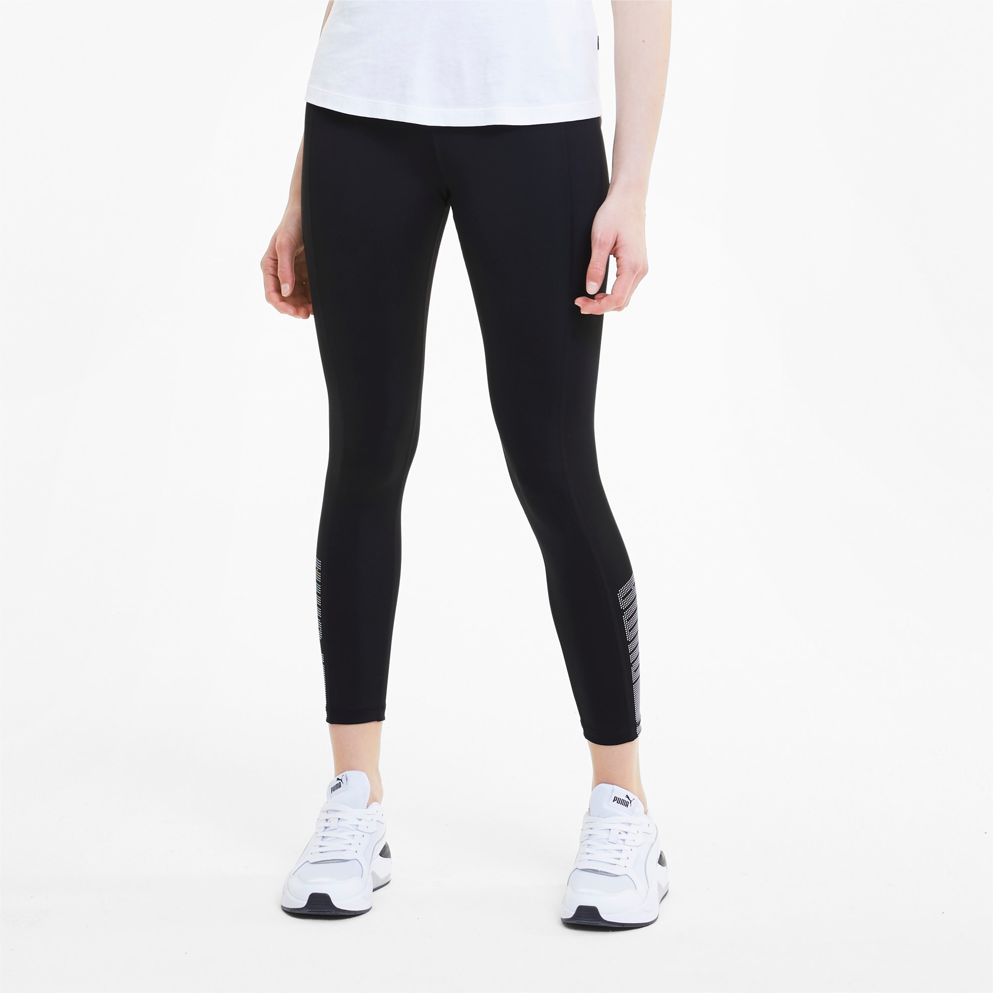 Evostripe High Waist 7/8 Women's Leggings, Puma Black, large-SEA
