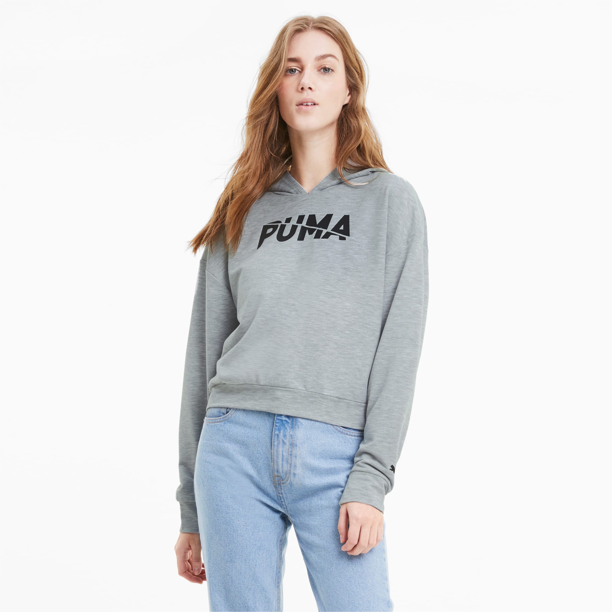 Puma grey sales sweatshirt womens