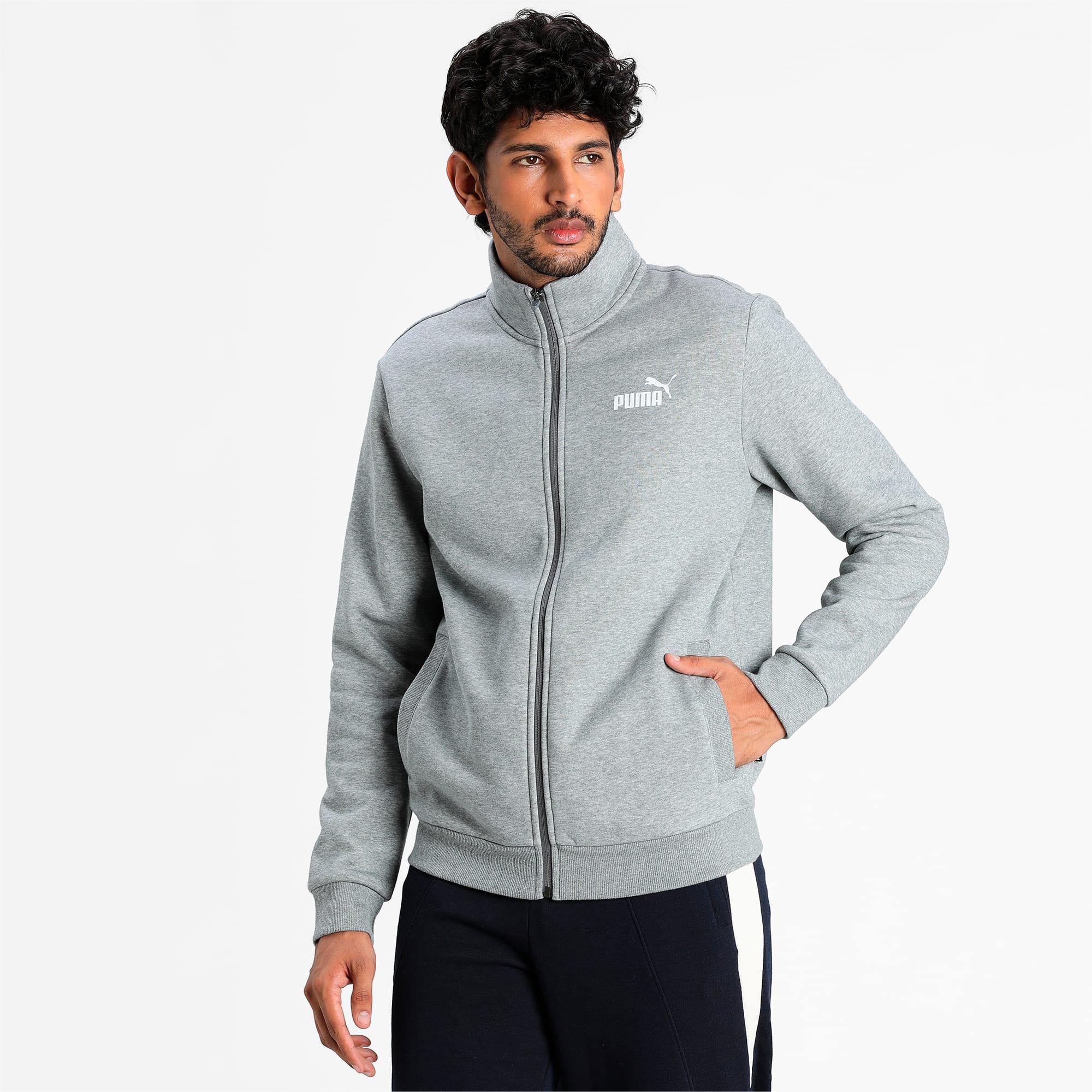 puma clean fleece tracksuit mens