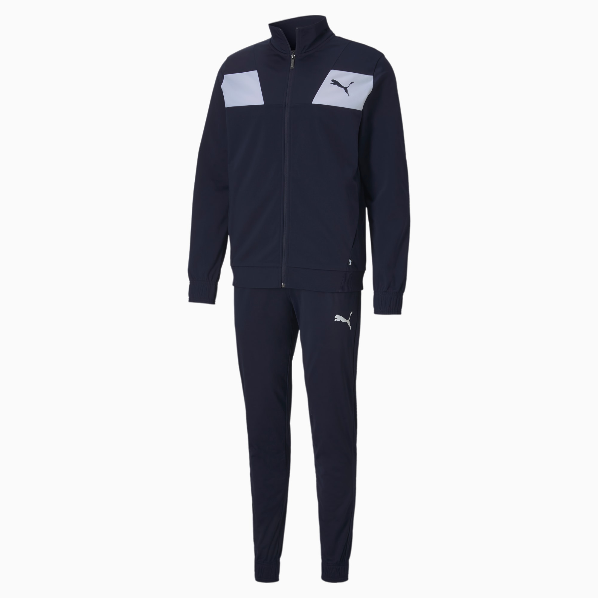 dark blue puma tracksuit