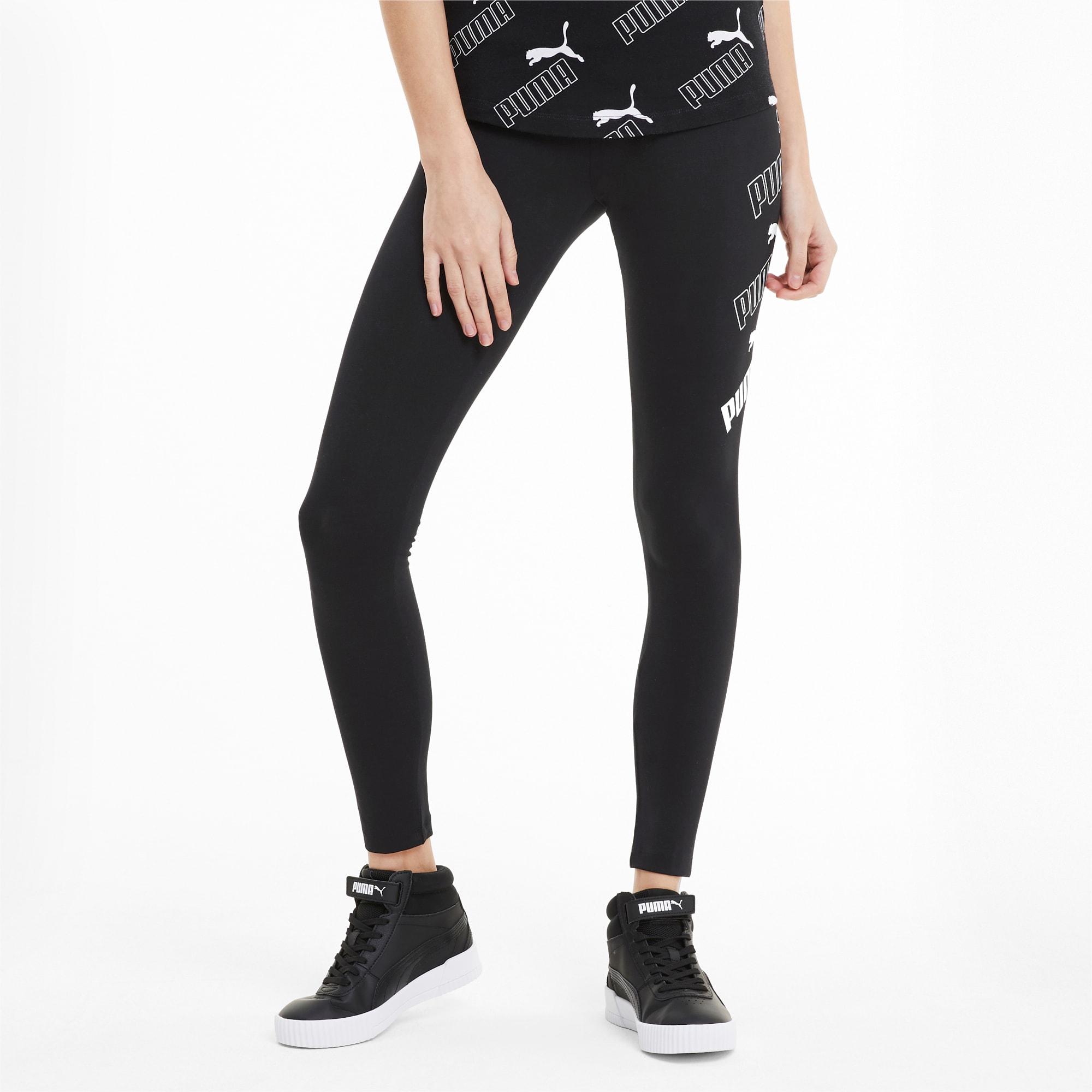 Amplified Women’s Leggings, Puma Black, large-SEA