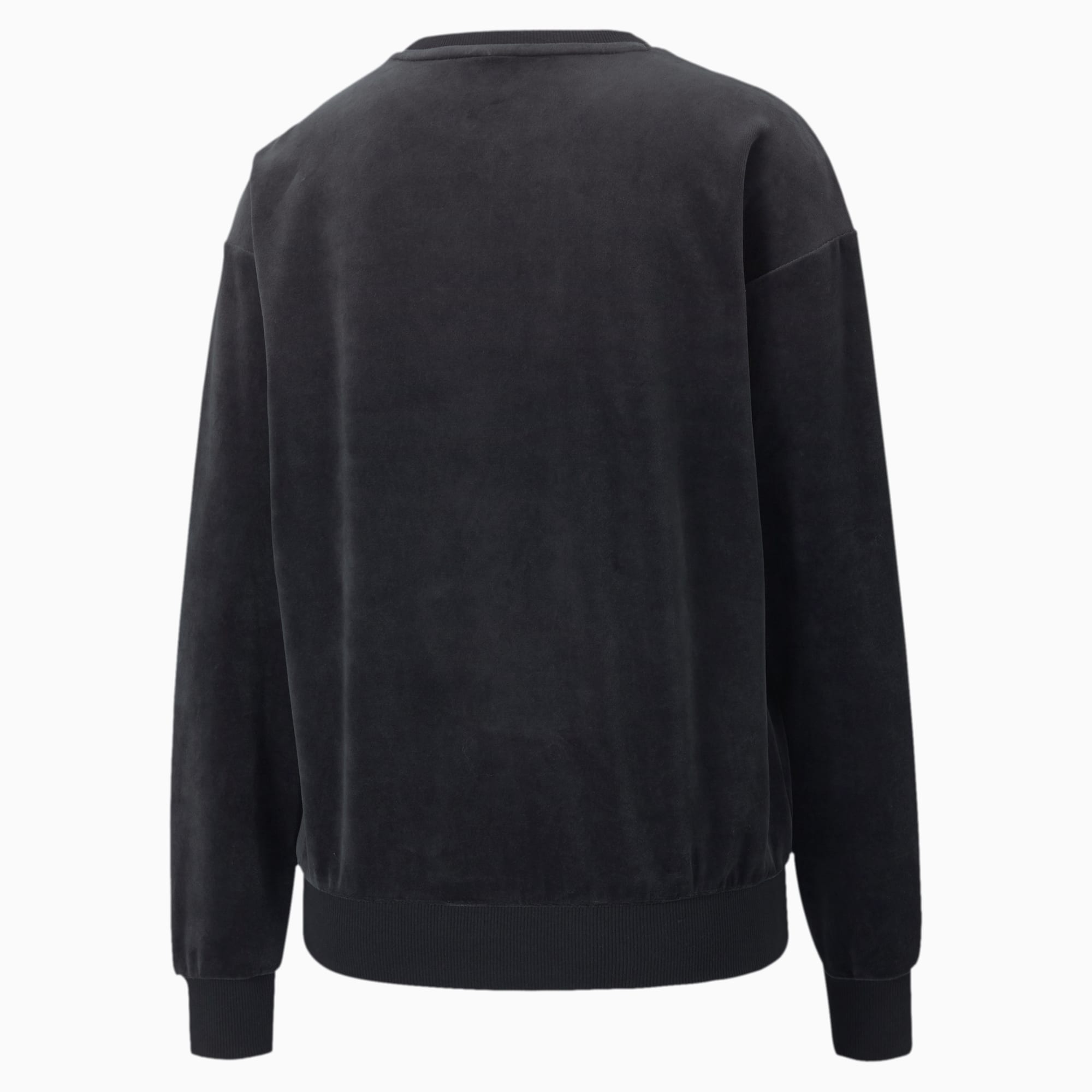 Puma velvet rib crew sweatshirt cheap