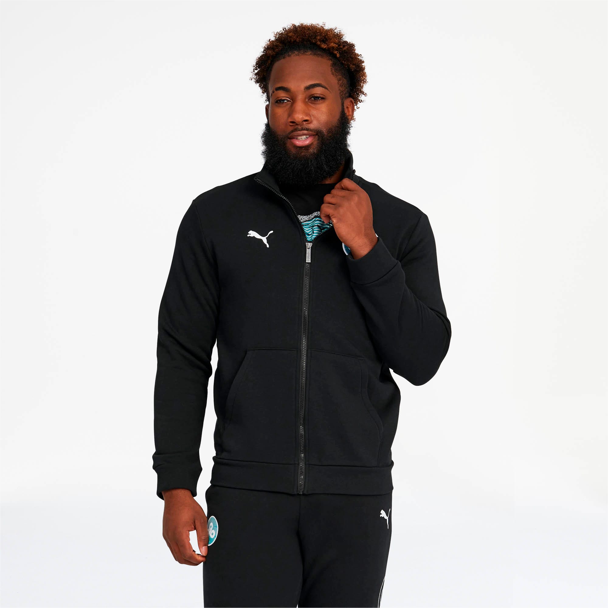 puma men's cotton track jacket