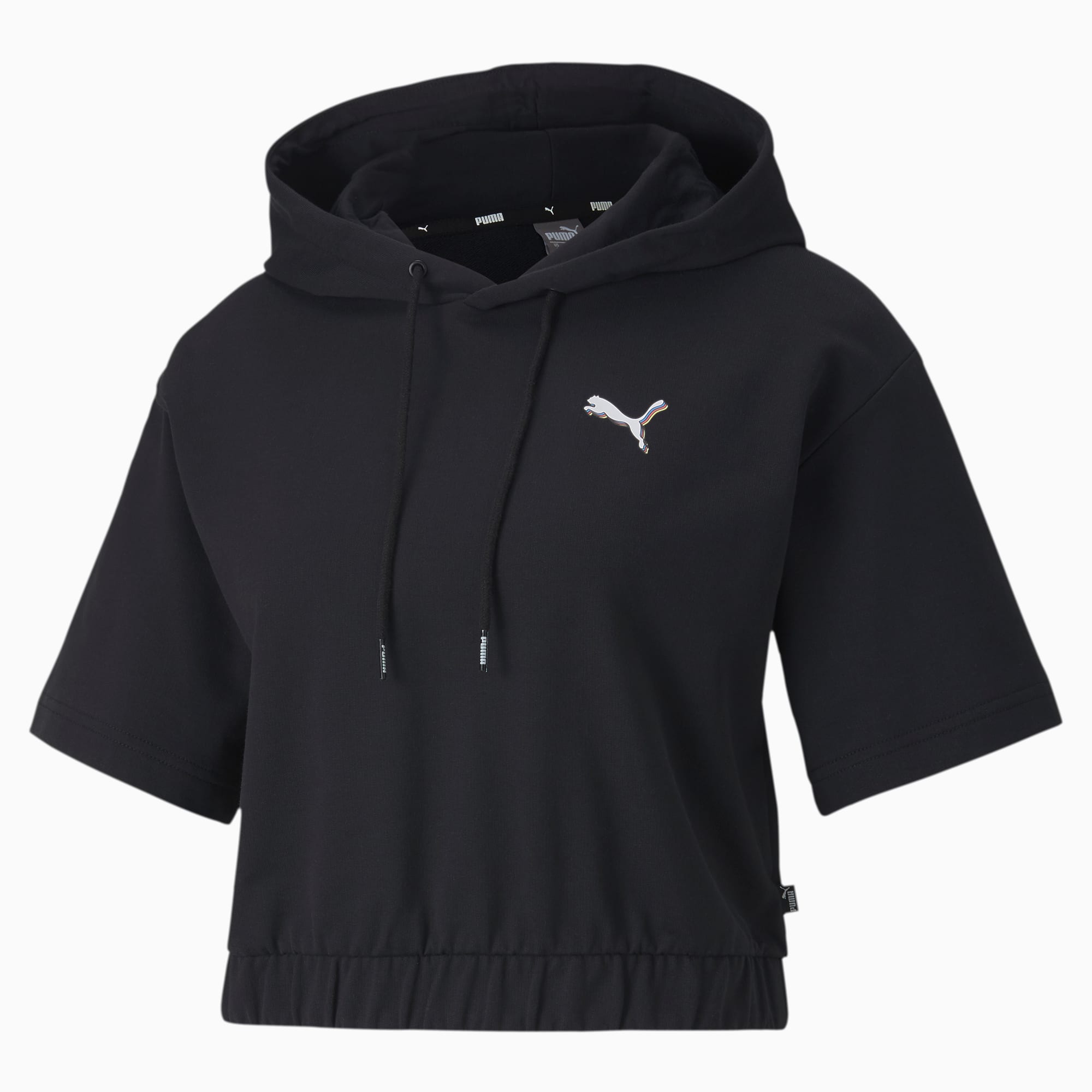 PUMA Celebration Women s Short Sleeve Hoodie