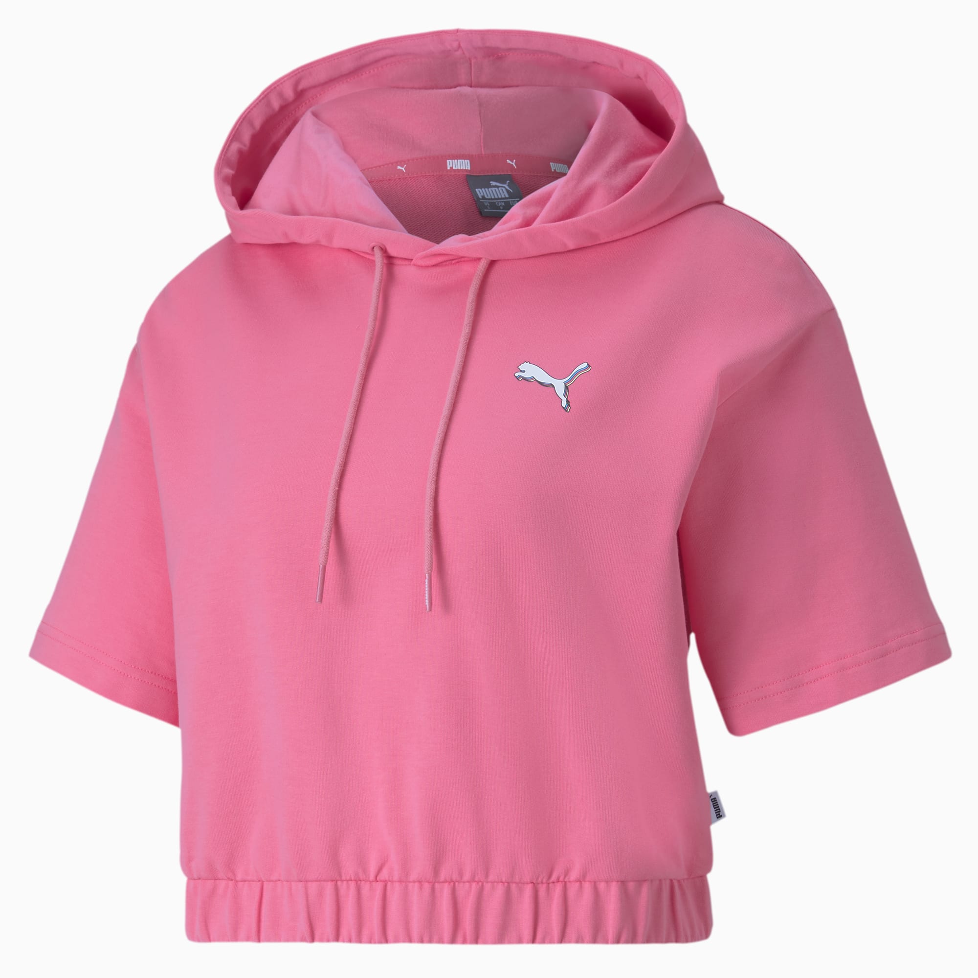 puma short sleeve hoodie