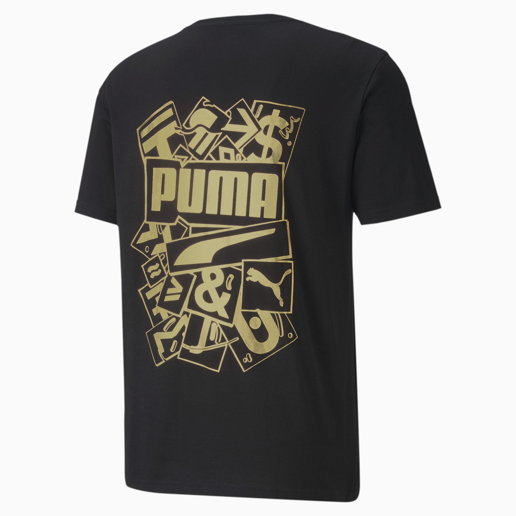 Puma gold t shirt hot sale