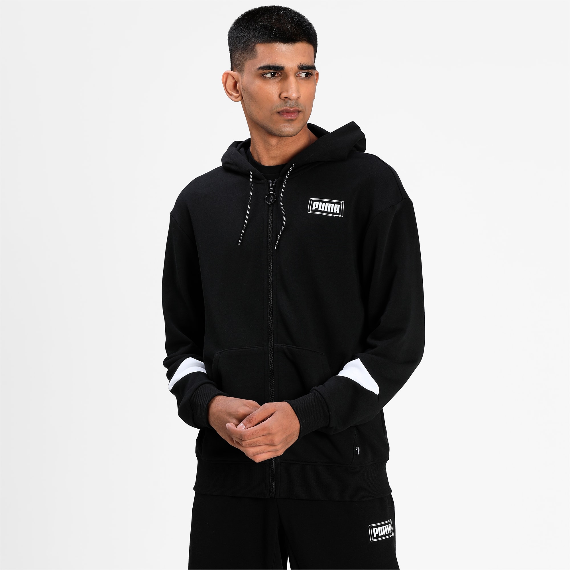 Rebel Full-Zip Men's Hoodie | PUMA