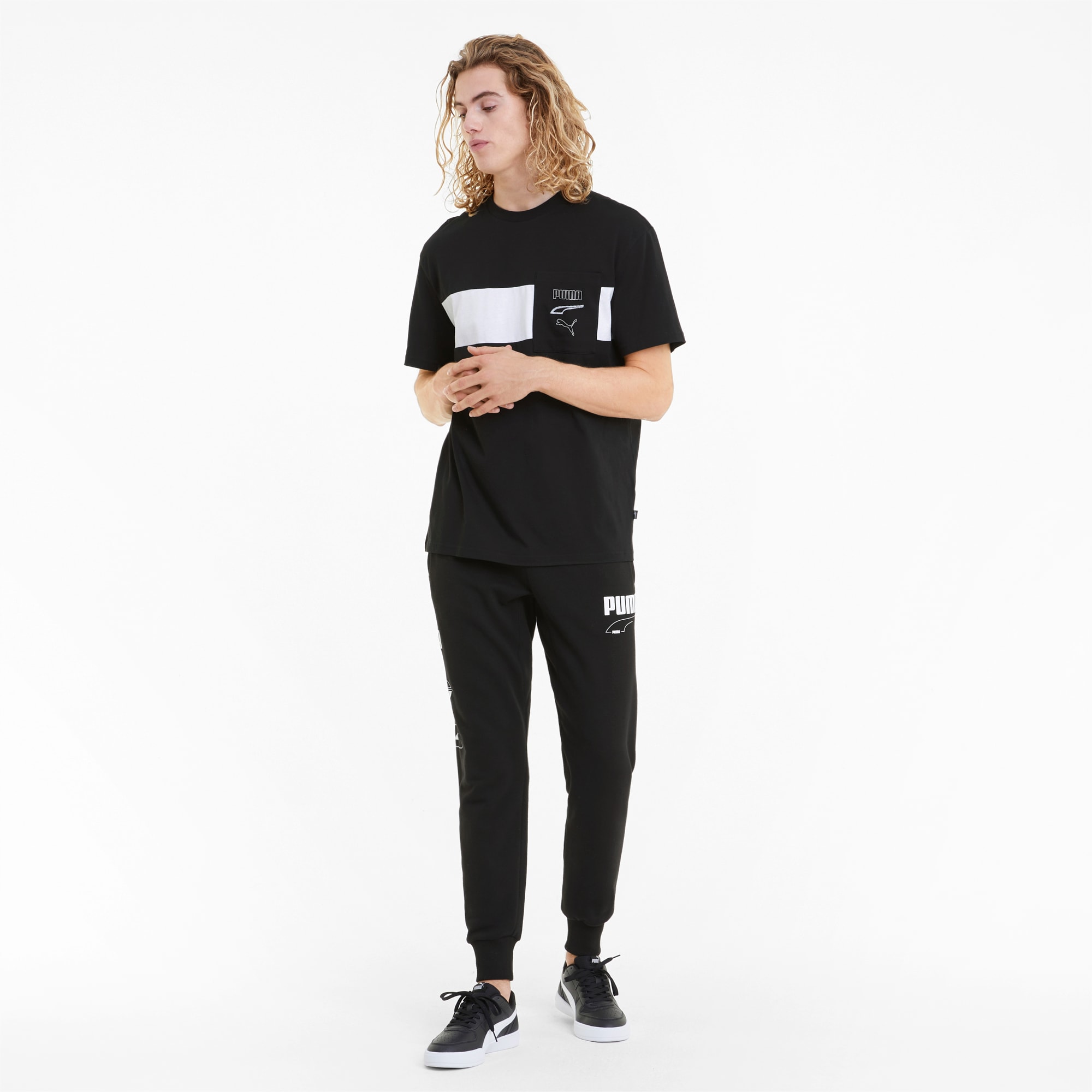 Puma rebel joggers on sale
