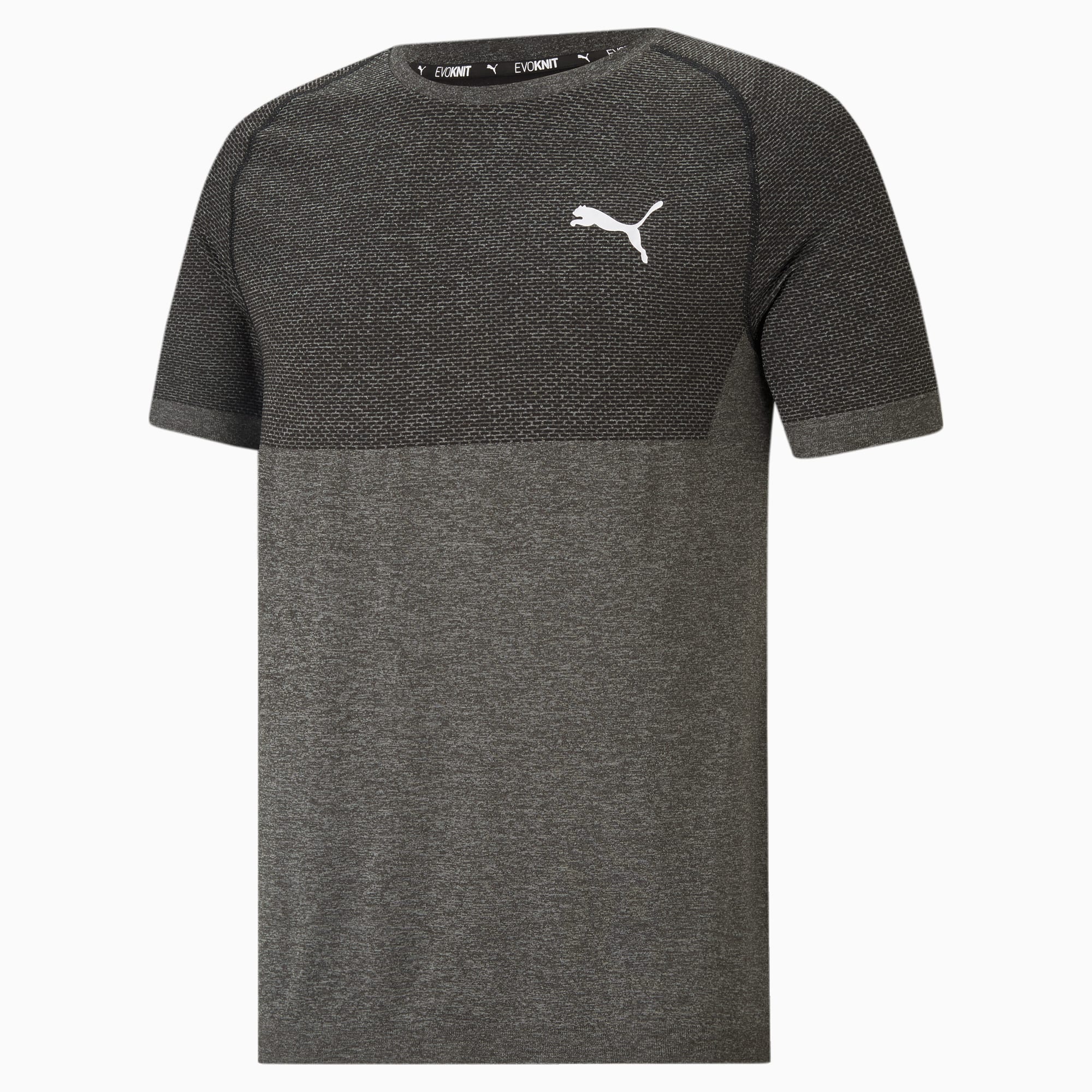evoKNIT RTG Basic Men's Tee, Puma Black, large-SEA