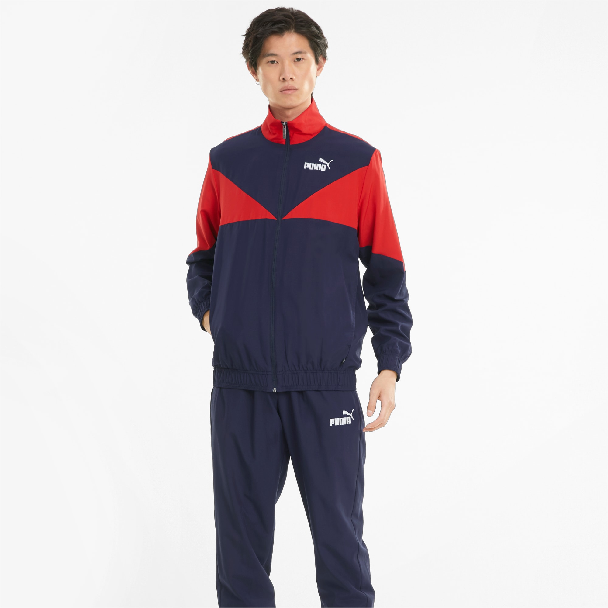 Puma woven tracksuit mens
