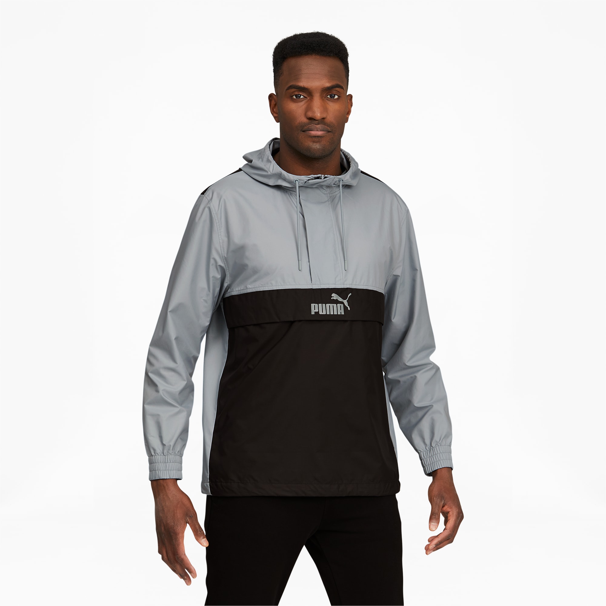 Mens half zip pullover windbreaker sales