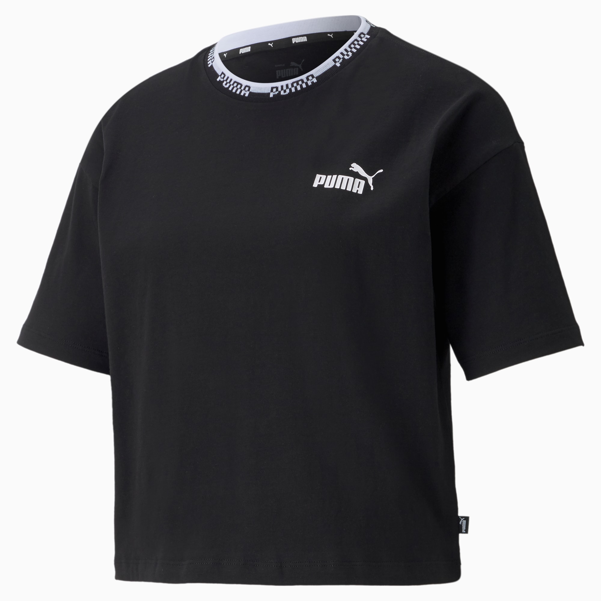 Puma amplified cropped tee best sale