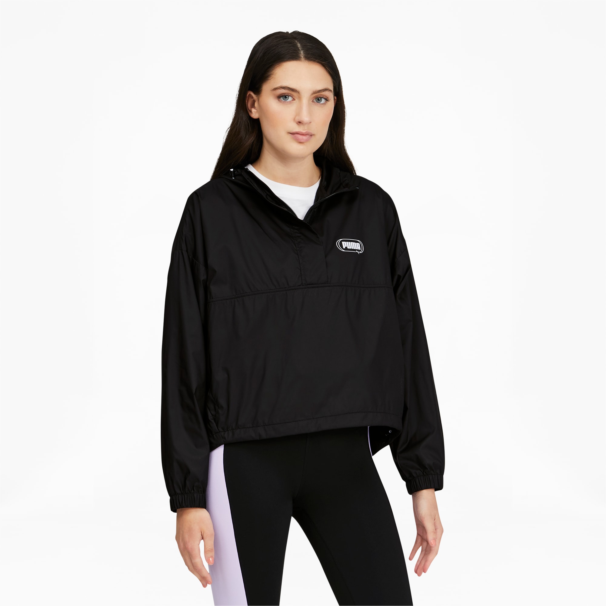 Puma half on sale zip windbreaker damen