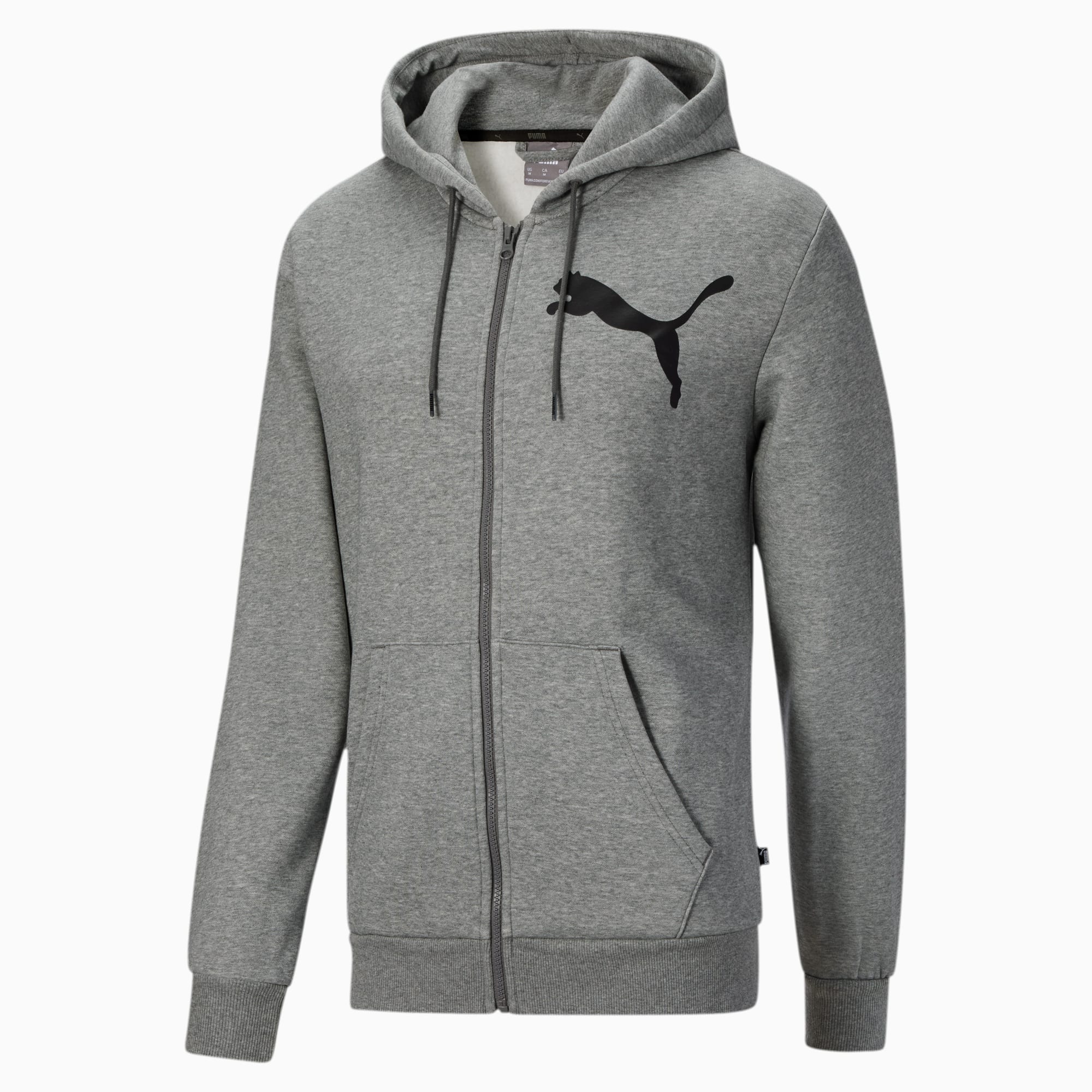 Big Logo Men S Full Zip Back Hoodie Puma Us