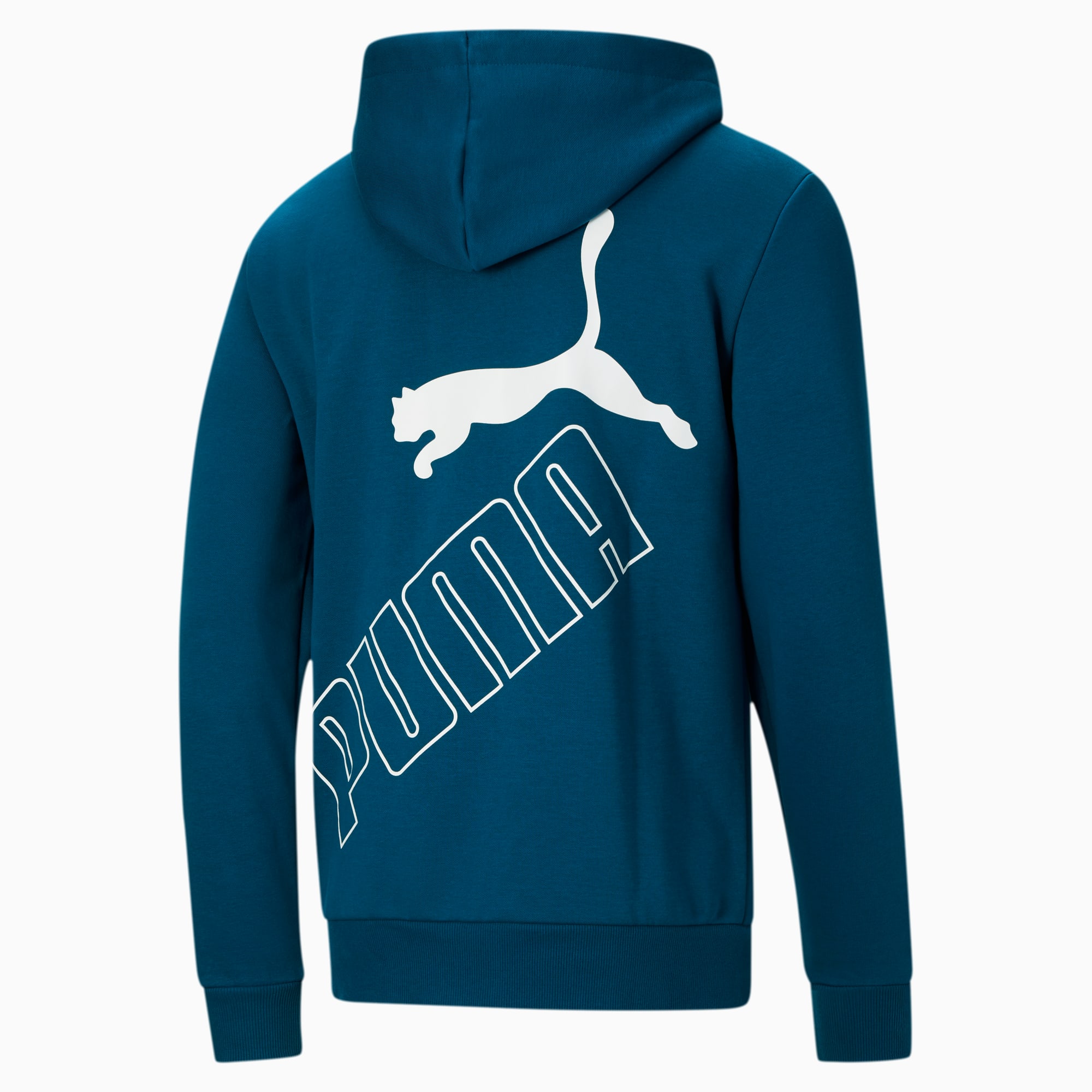 Blue puma hoodie mens best sale