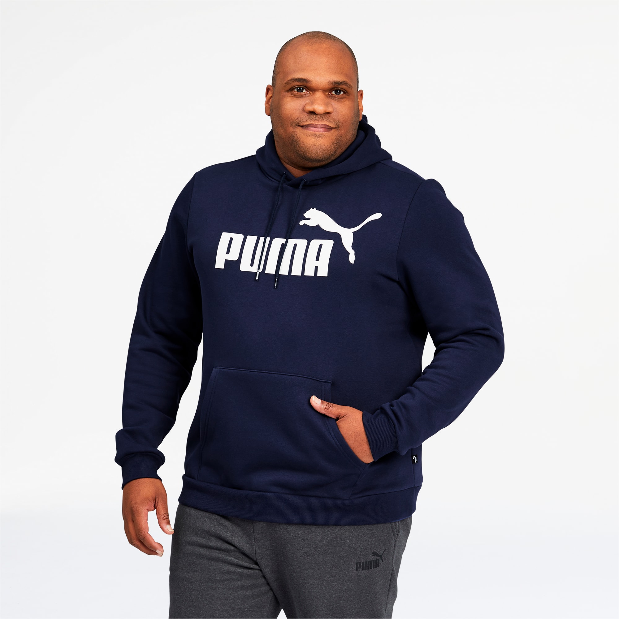 Puma men's big logo hoodie