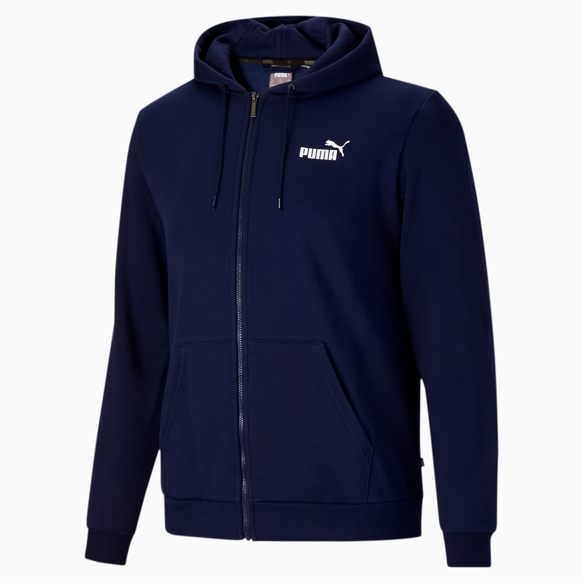 Men's Essential Full-Zip Hoodie, Men's Tops