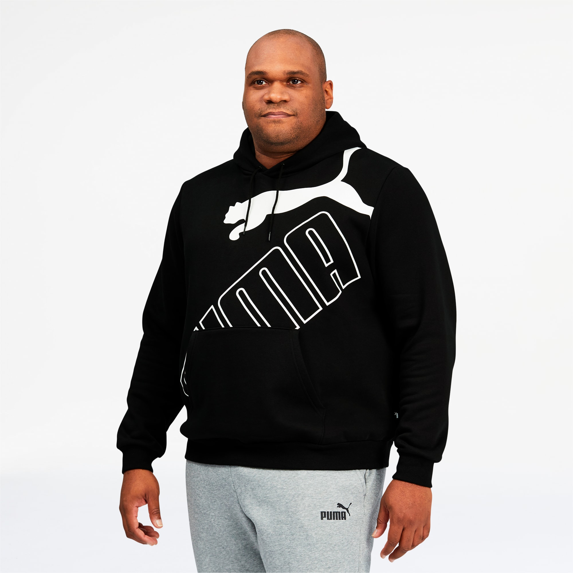 Puma big logo hoodie best sale