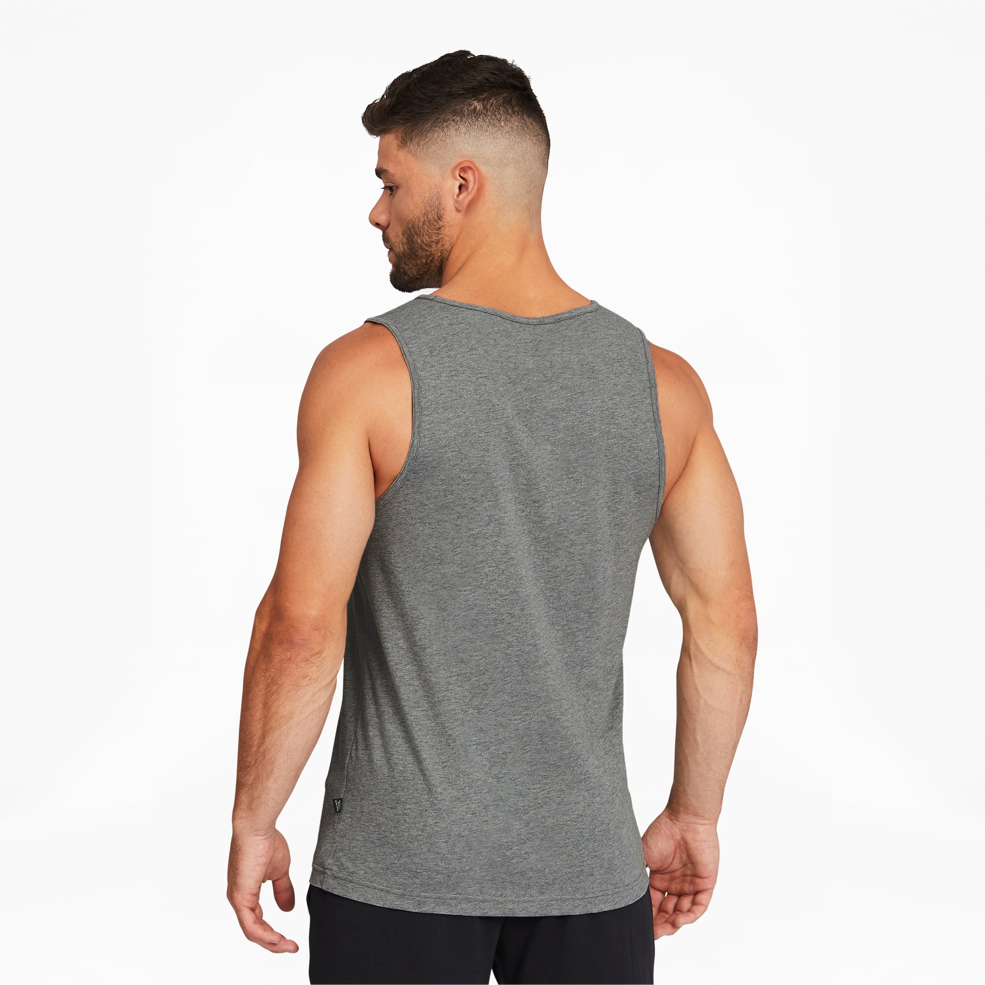 adidas Heathered Tank Top - Black | adidas Canada