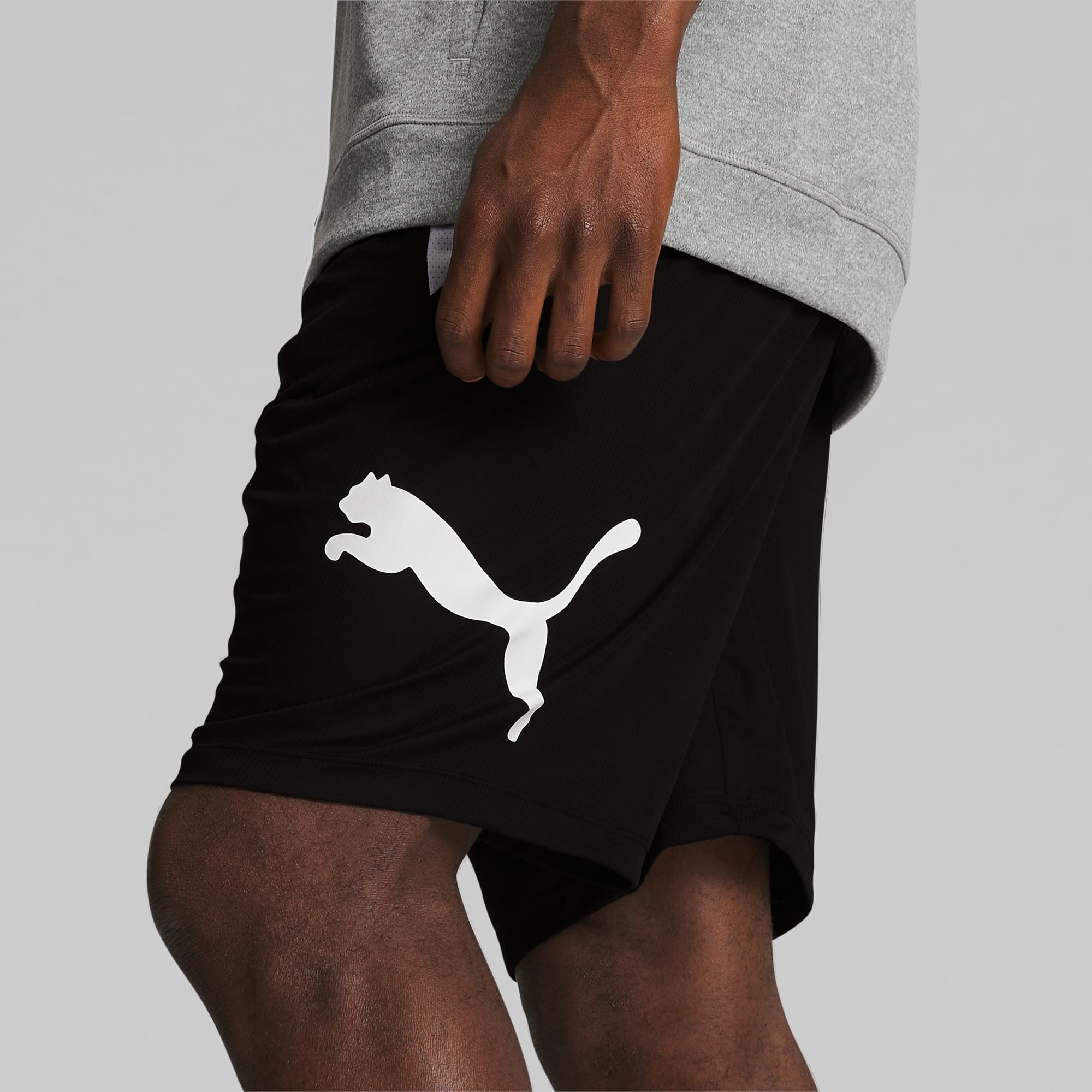 SHORT PUMA FITNESS COTON NOIR - HOMME