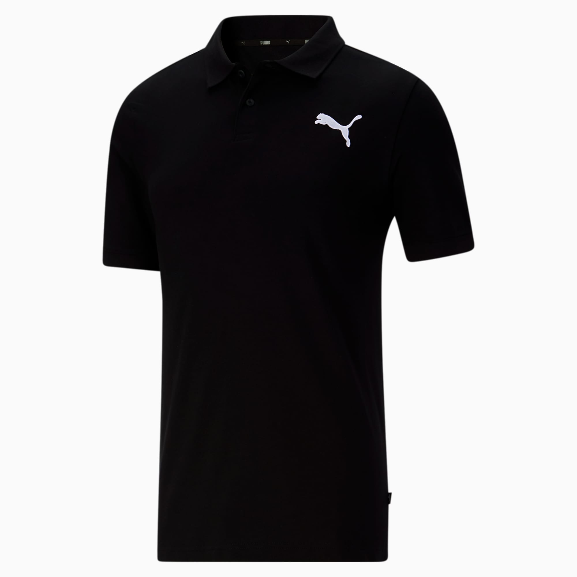  Camiseta polo de  Essentials para hombre, de algodón de  piqué y ajustada, Blanco/Azul Marino Dot, XL : Ropa, Zapatos y Joyería