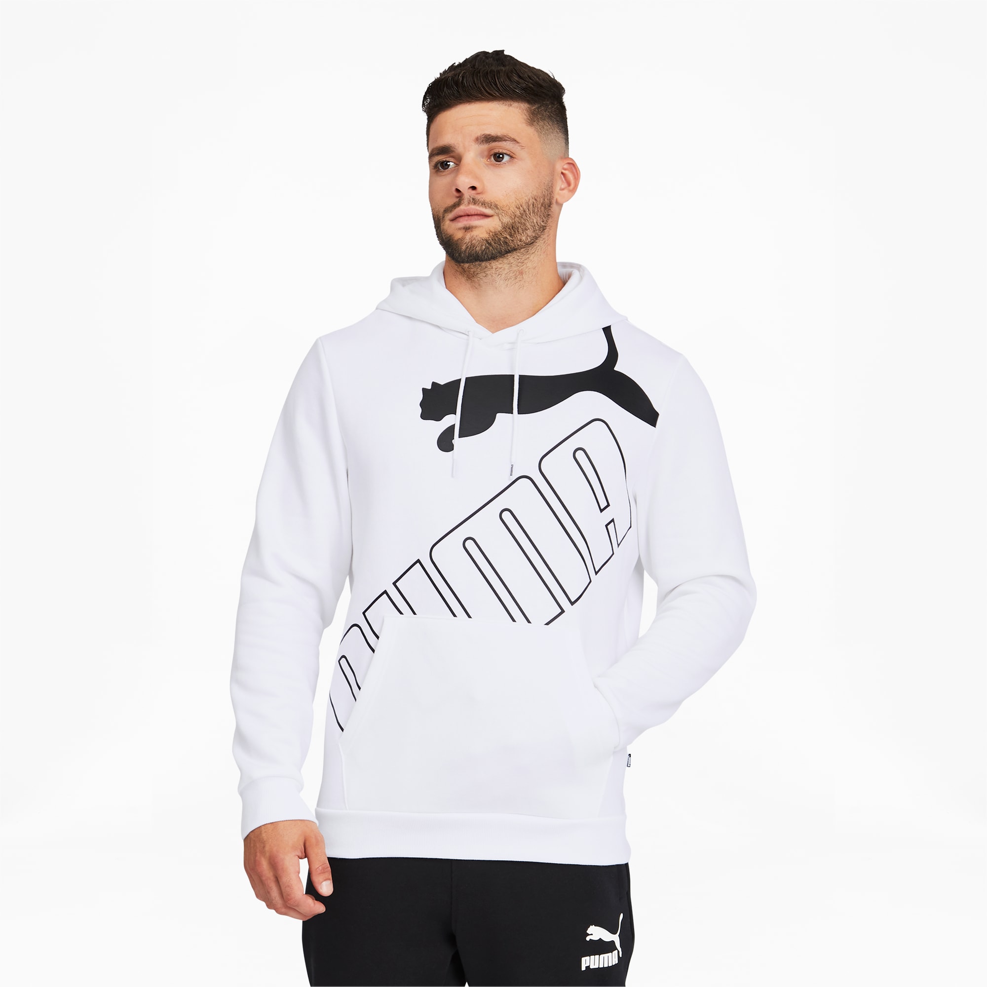 Puma big cheap logo hoodie