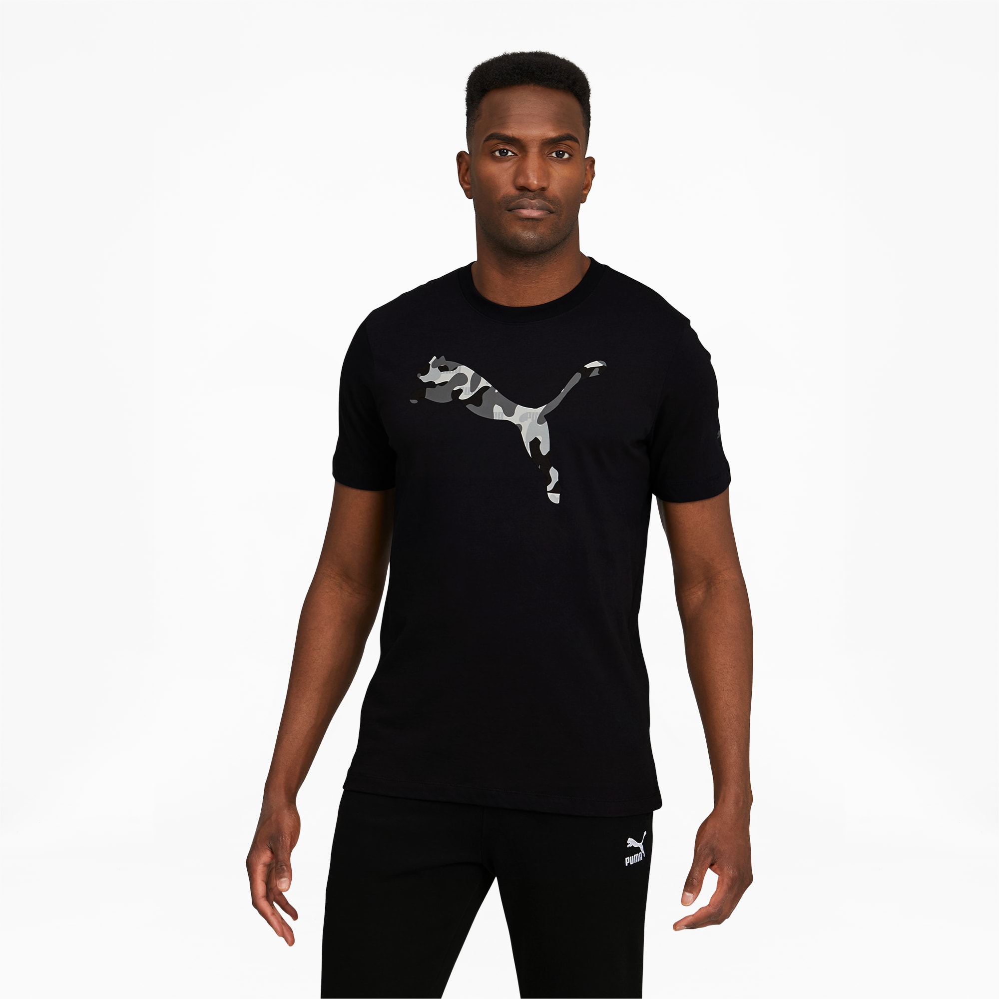 Camo Cat Men's Logo Tee | PUMA