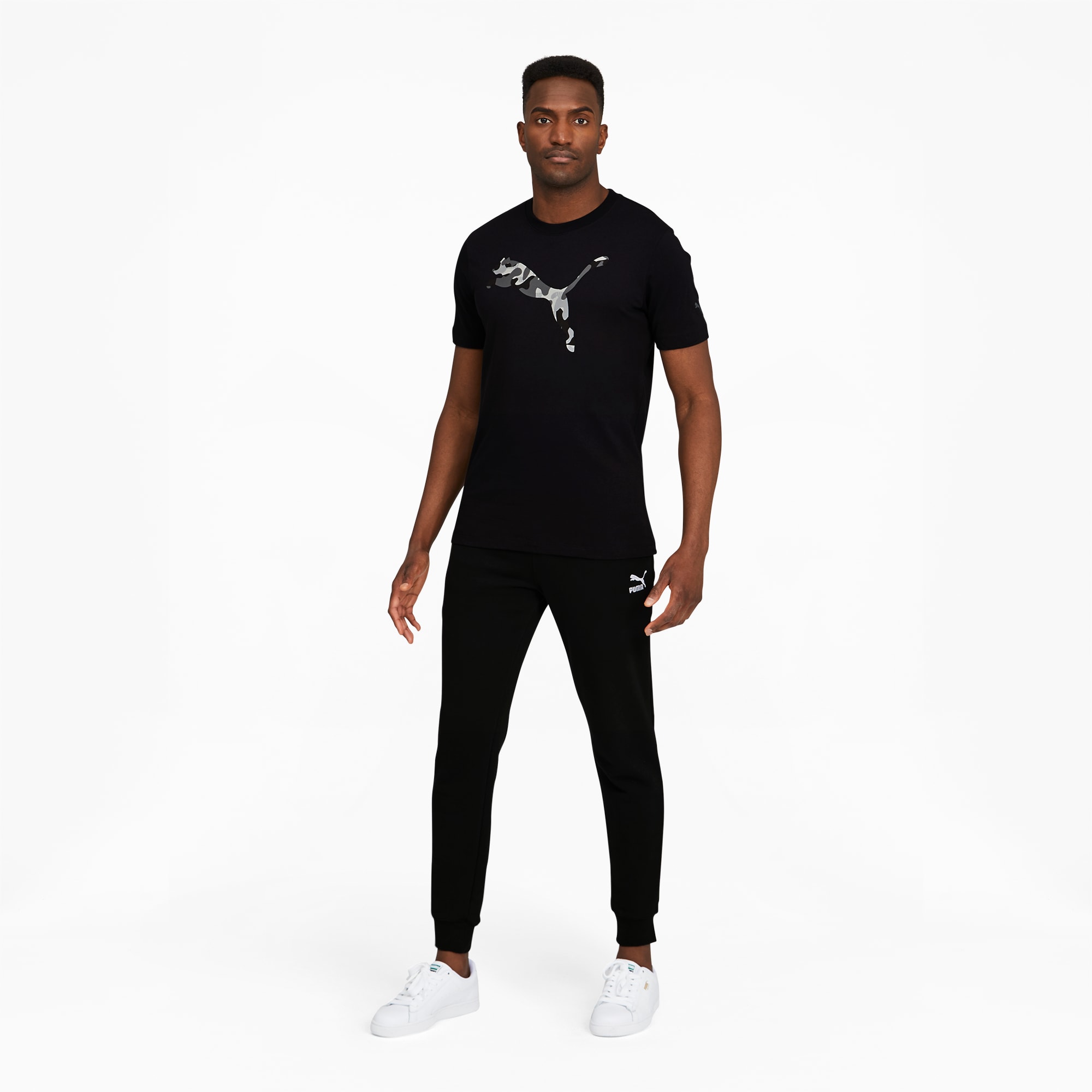 Camo Cat Men s Logo Tee PUMA