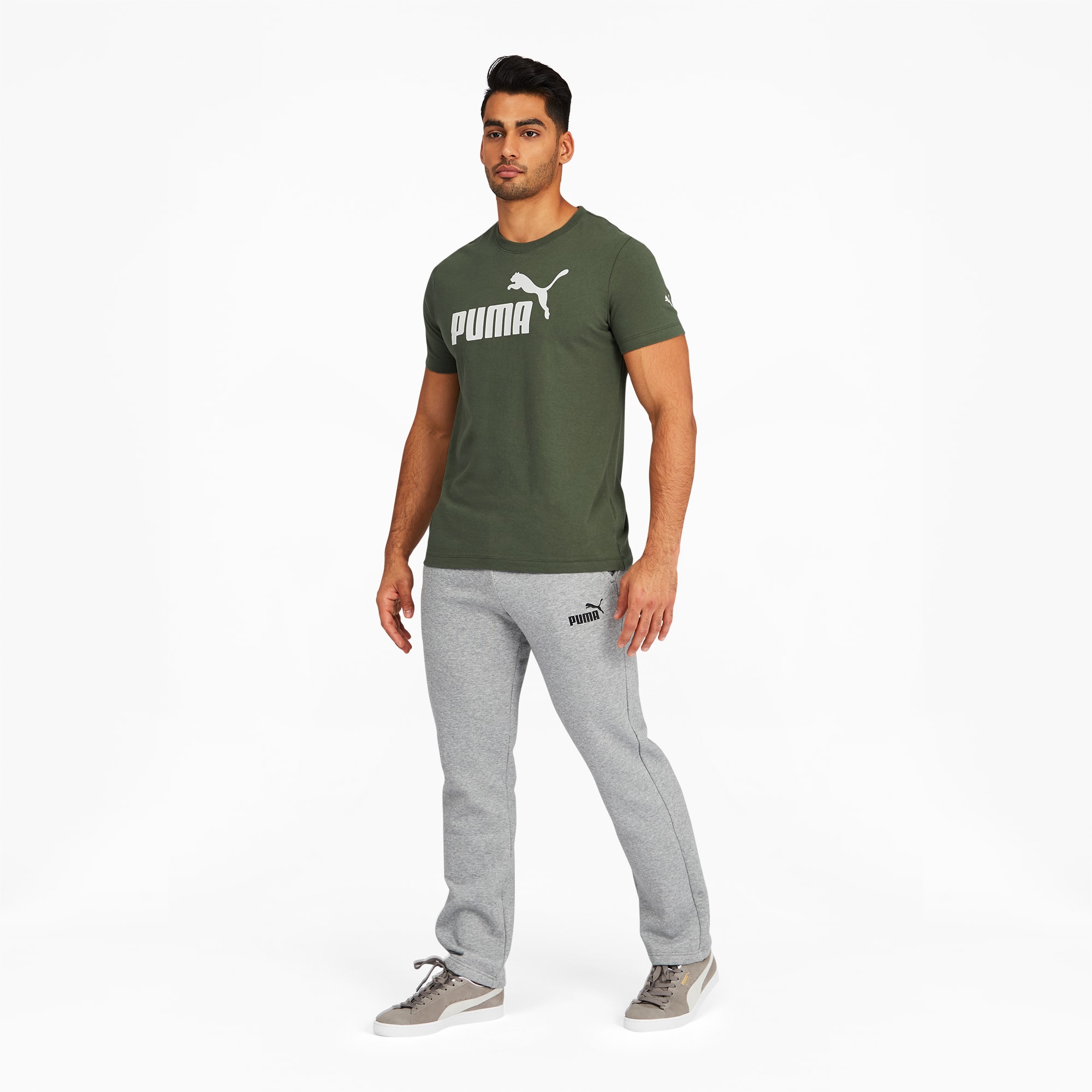 Essentials Men\'s Logo Tee | PUMA | Sport-T-Shirts