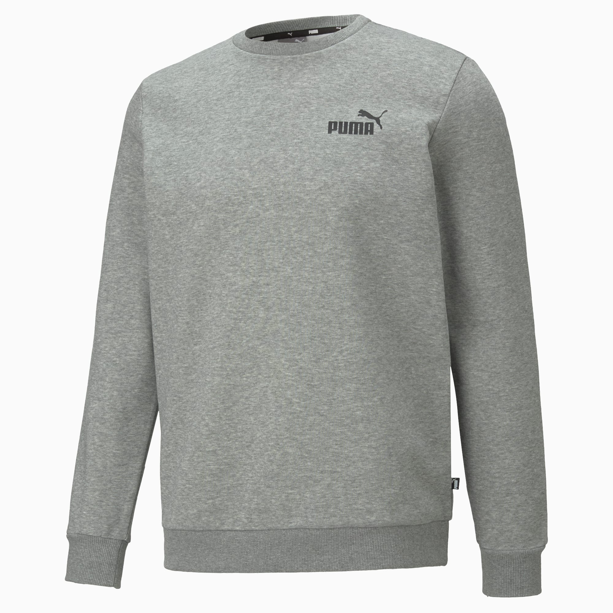 Essentials Small Men\'s Crew Logo Neck Sweatshirt | PUMA