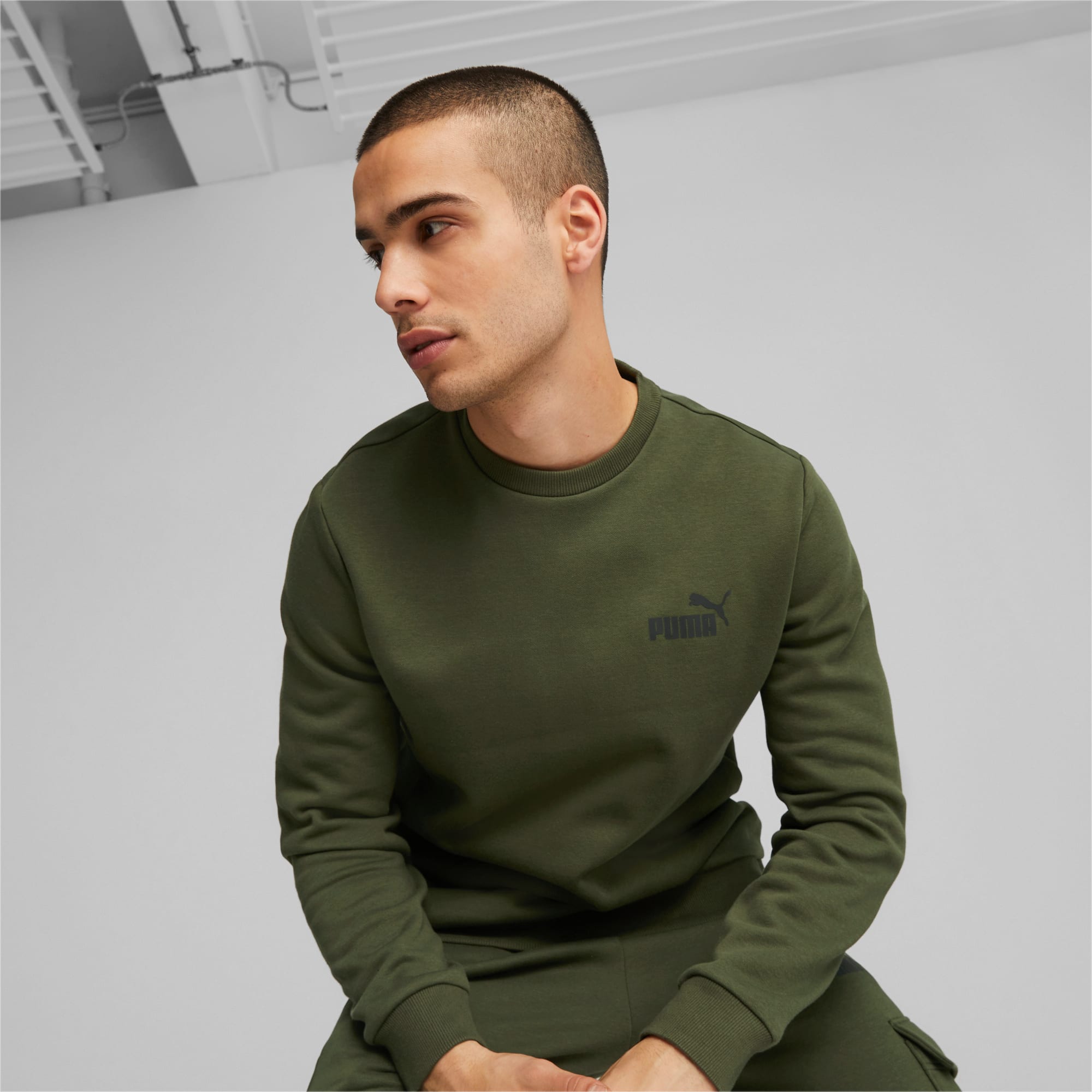 Puma khaki jumper discount