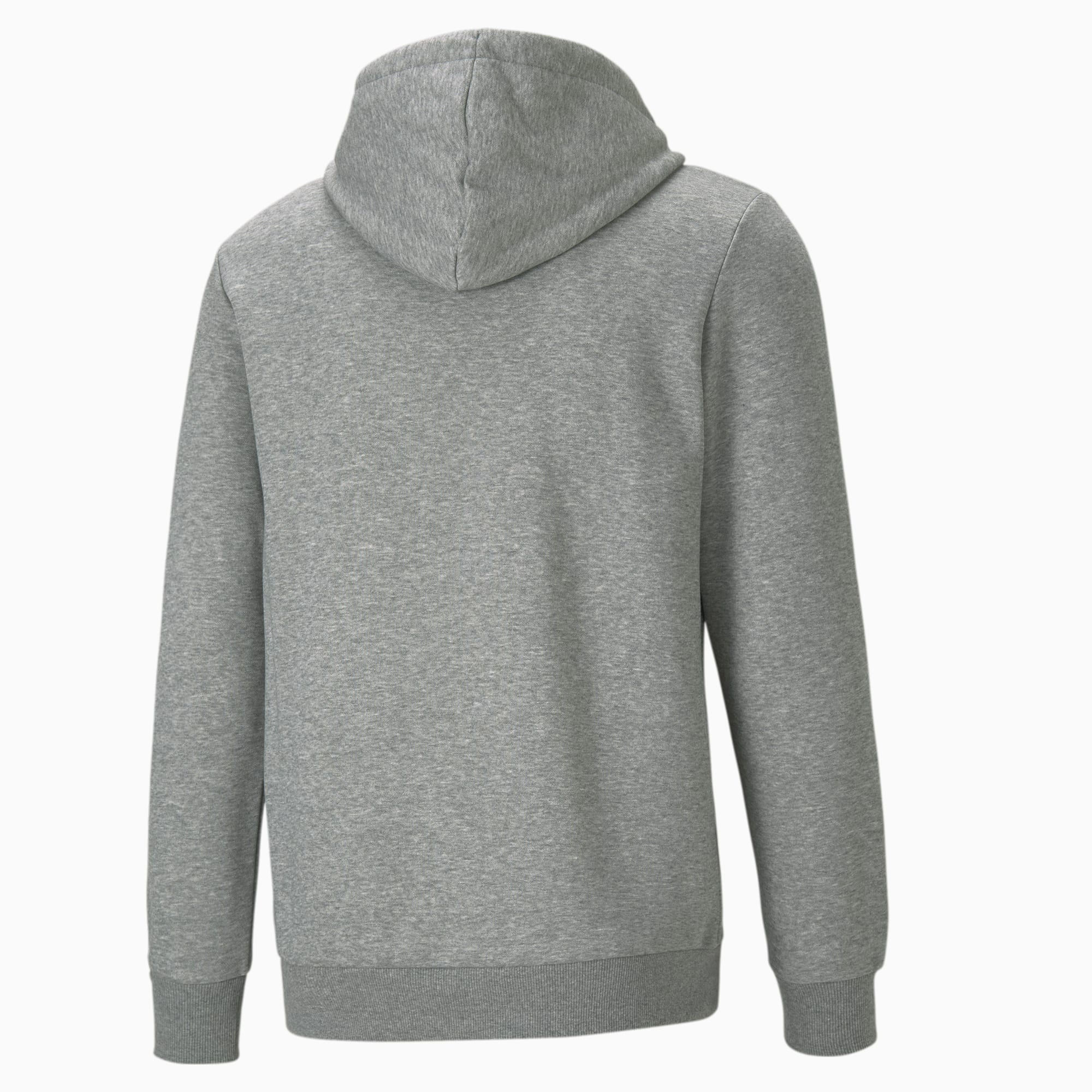 Puma men grey deals melange hooded sweatshirt